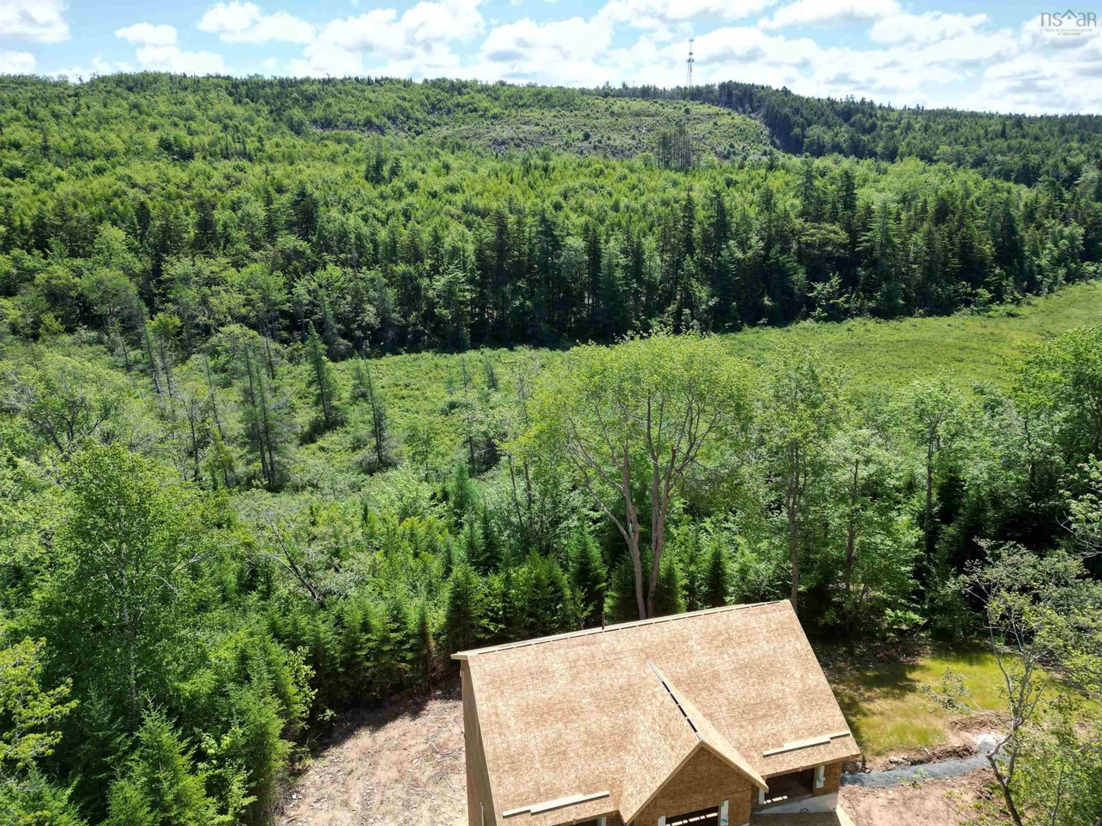 A pic from outside/outdoor area/front of a property/back of a property/a pic from drone, forest/trees view for Lot 1 Holland Rd, Fletchers Lake Nova Scotia B2T 1A1