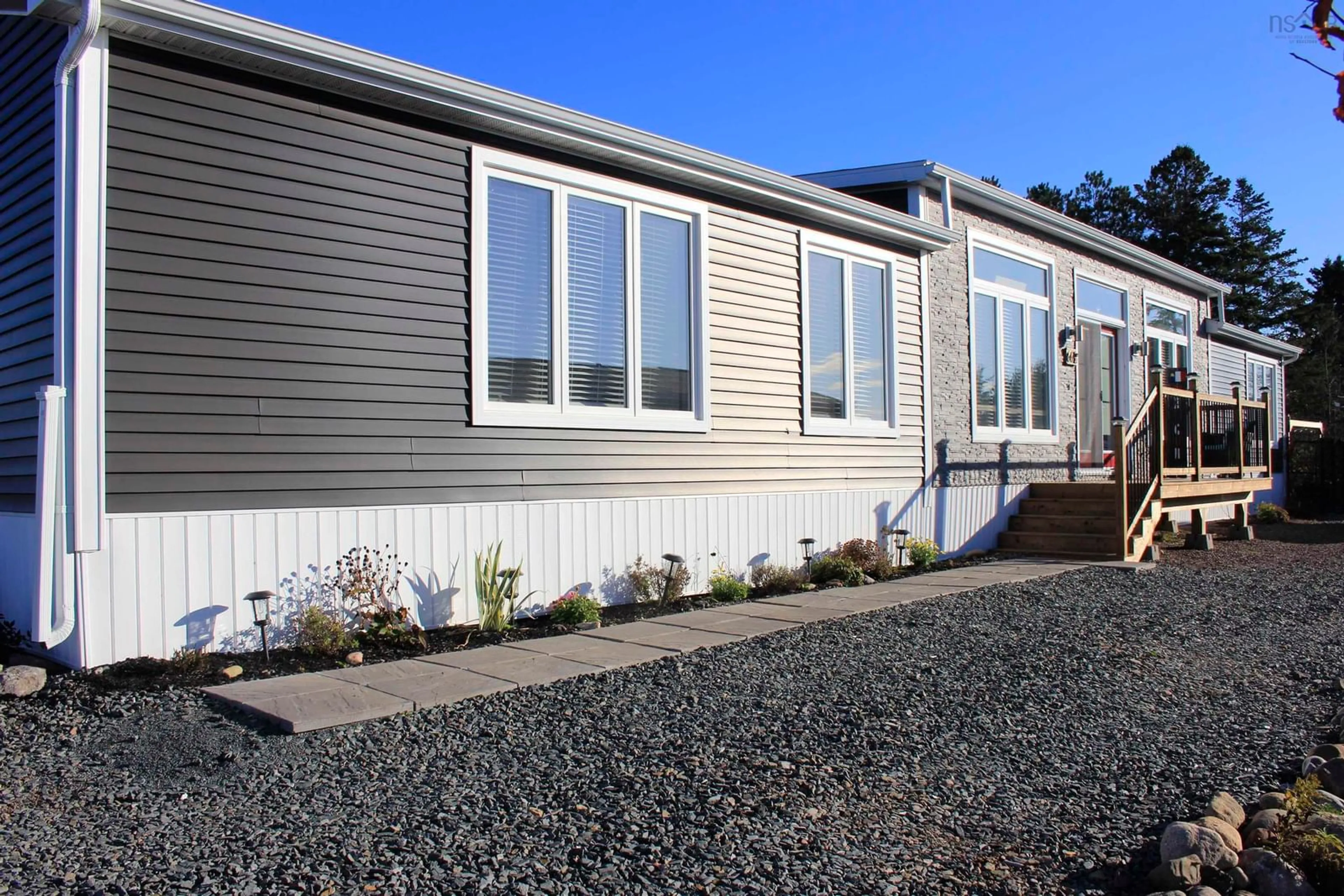 Home with vinyl exterior material for 66 Sunrise Crt, Upper Onslow Nova Scotia B6L 0E9