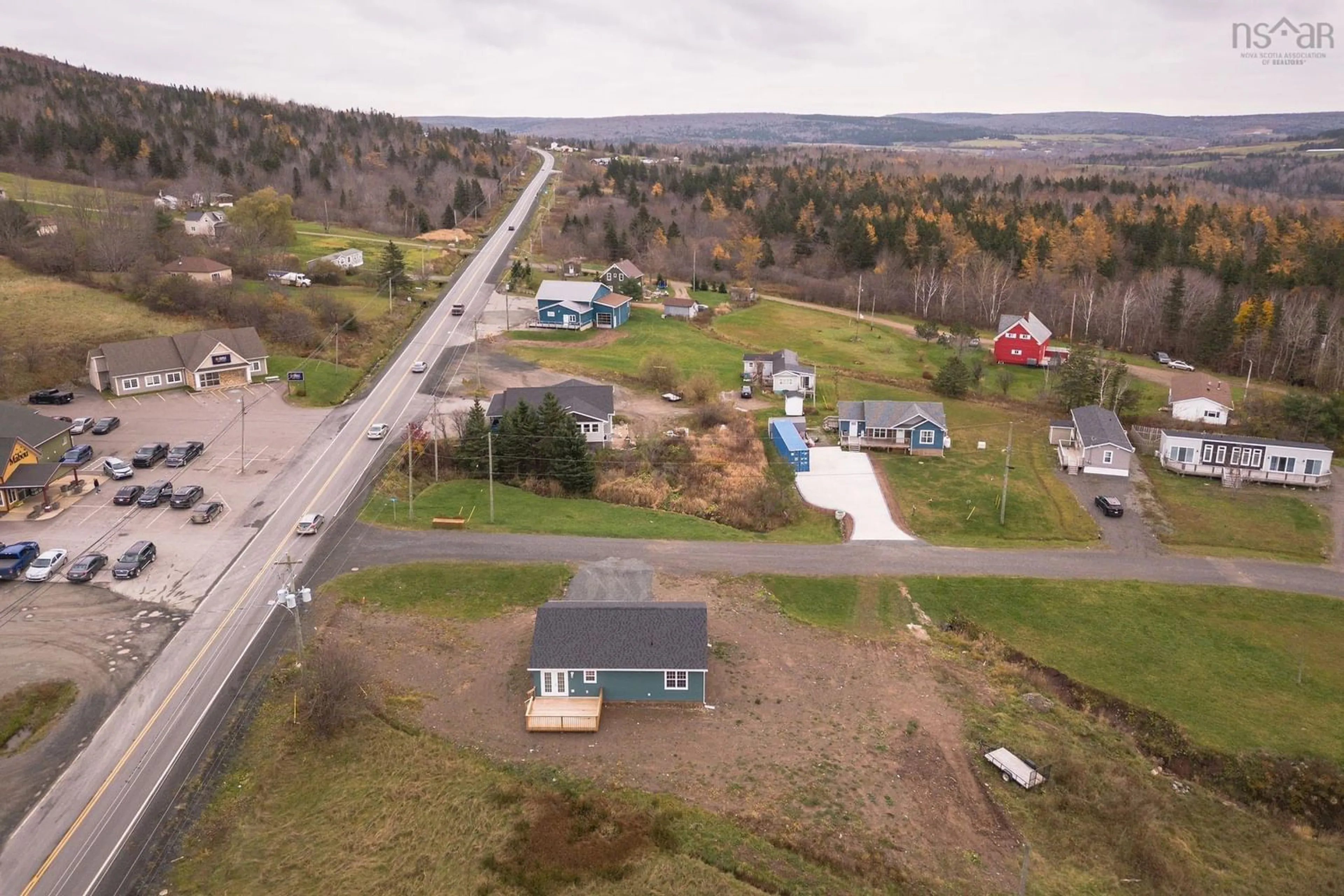 A pic from outside/outdoor area/front of a property/back of a property/a pic from drone, unknown for 6 Brynlees Lane, Mabou Nova Scotia B0E 1X0