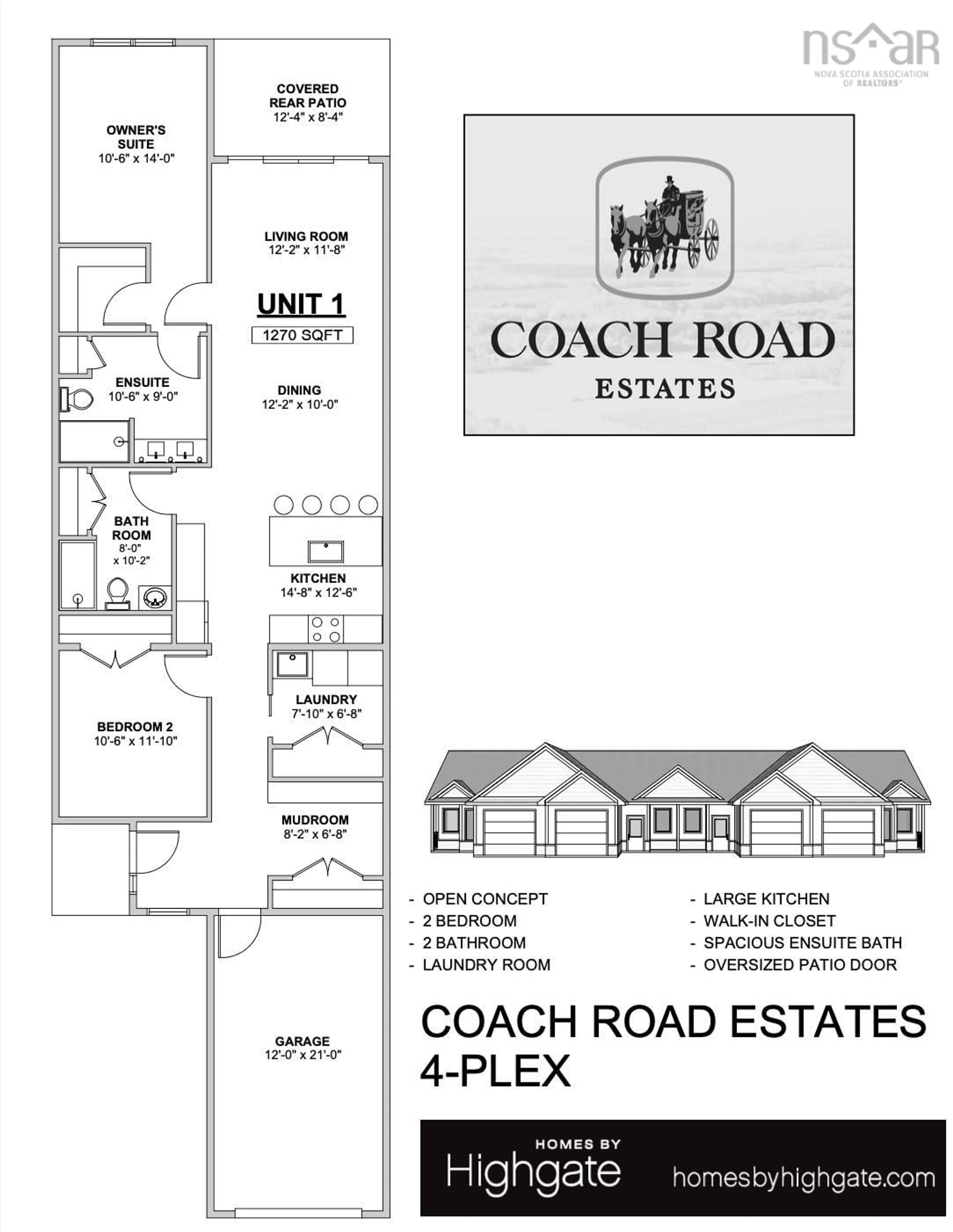 Floor plan for 12 Seyval Dr #LOT TH1B, Avonport Nova Scotia B0P 1P0