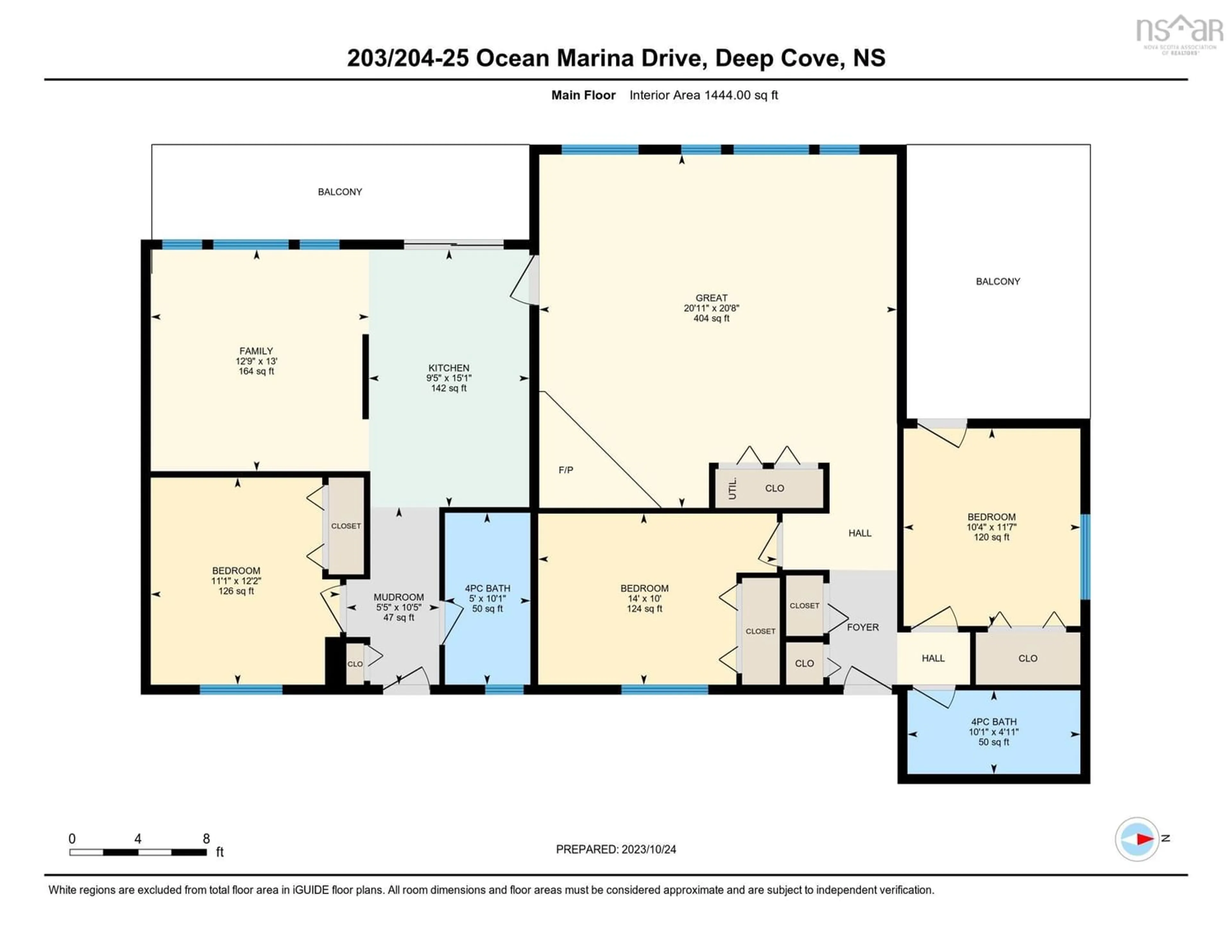 Floor plan for 25 Ocean Marina Dr #203/204, Deep Cove Nova Scotia B0J 1T0