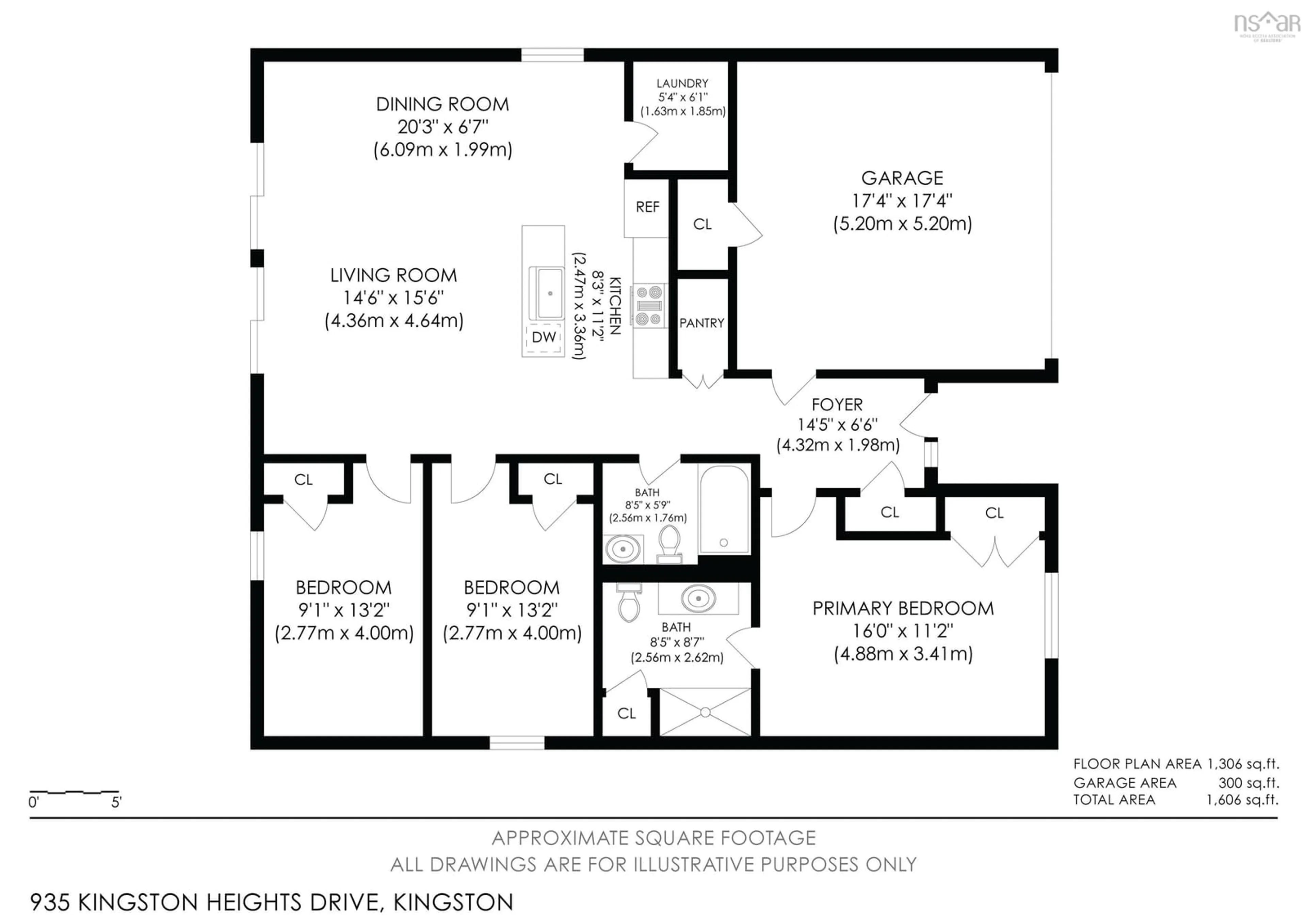 Floor plan for 935 Kingston Heights Dr, Kingston Nova Scotia B0P 1R0