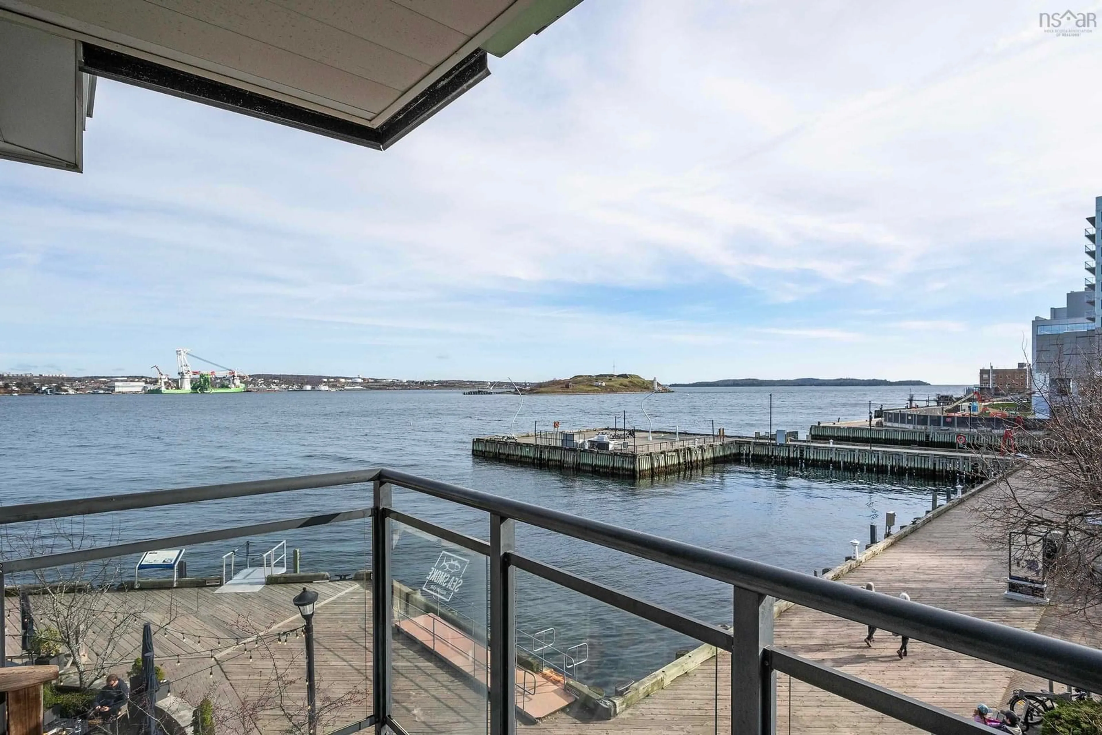 Patio, the view of lake or river for 1477 Lower Water St #336, Halifax Nova Scotia B3J 3Z4