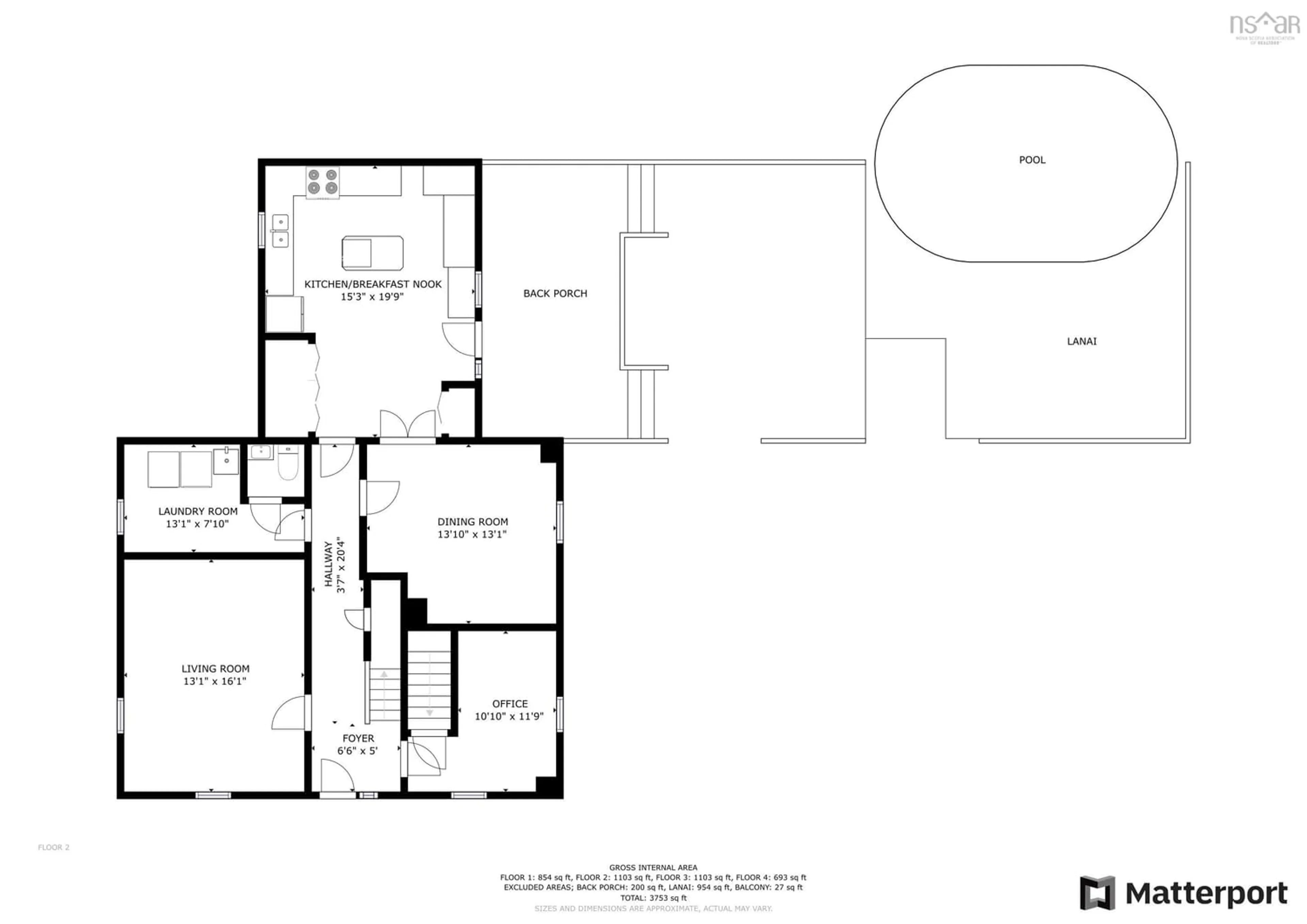 Floor plan for 11 Scott Lane, Milford Nova Scotia B0N 1Y0