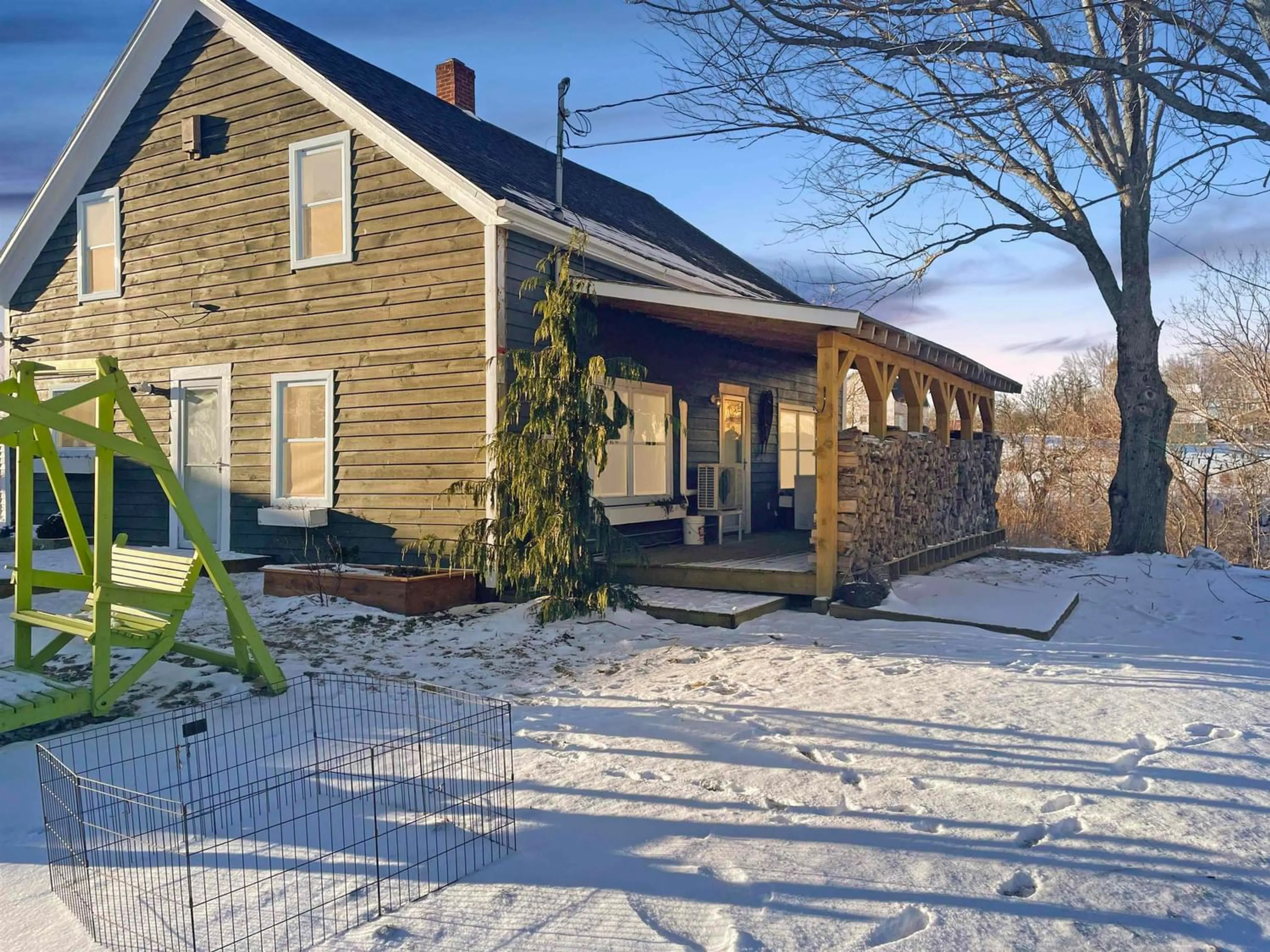 Patio for 3346 Clementsvale Rd, Clementsvale Nova Scotia B0S 1G0