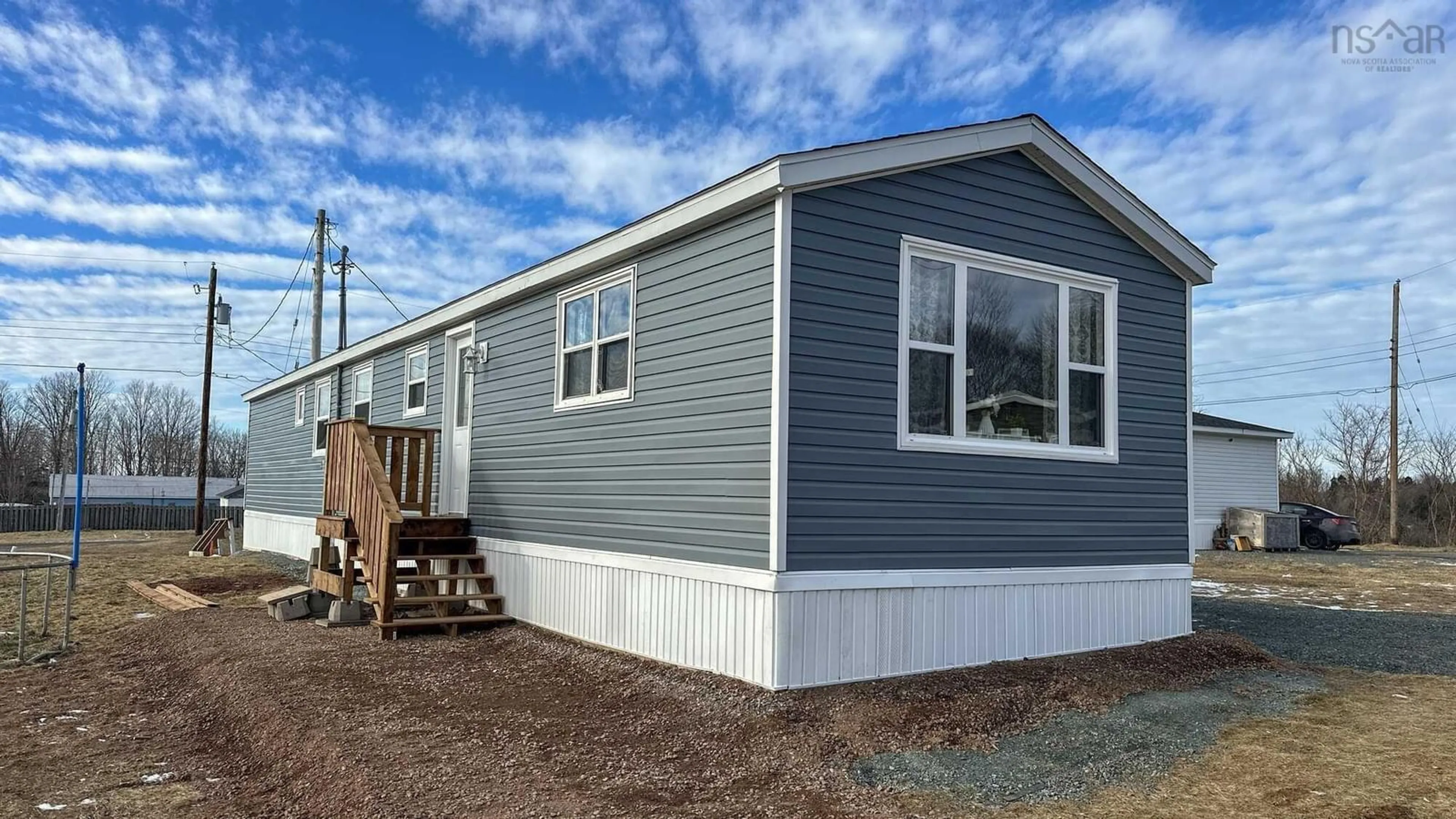 Home with vinyl exterior material for 20 Matheson Dr, Salmon River Nova Scotia B2N 7G3