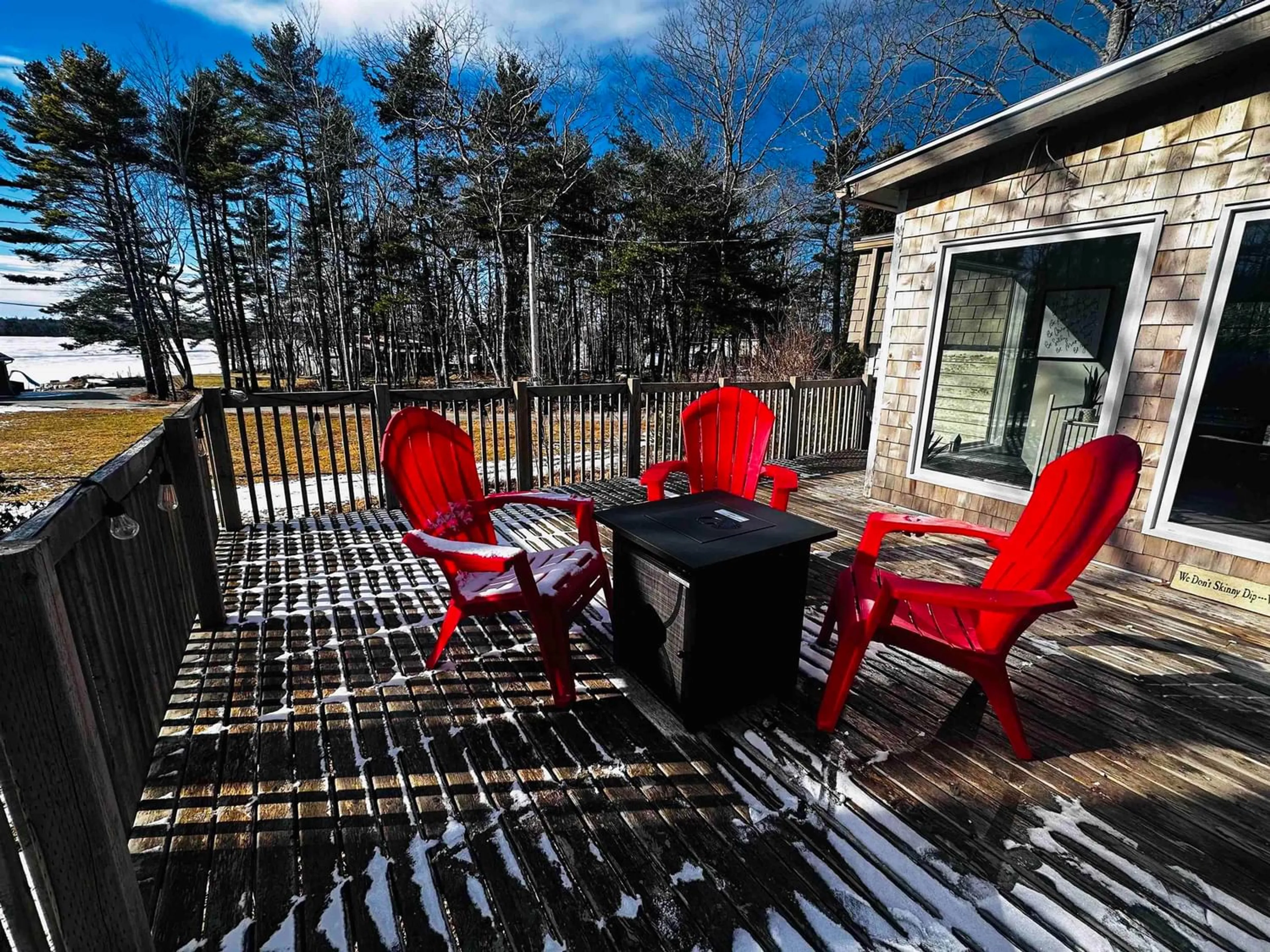 Patio for 13 Smokey Rd, Welshtown Nova Scotia B0T 1W0