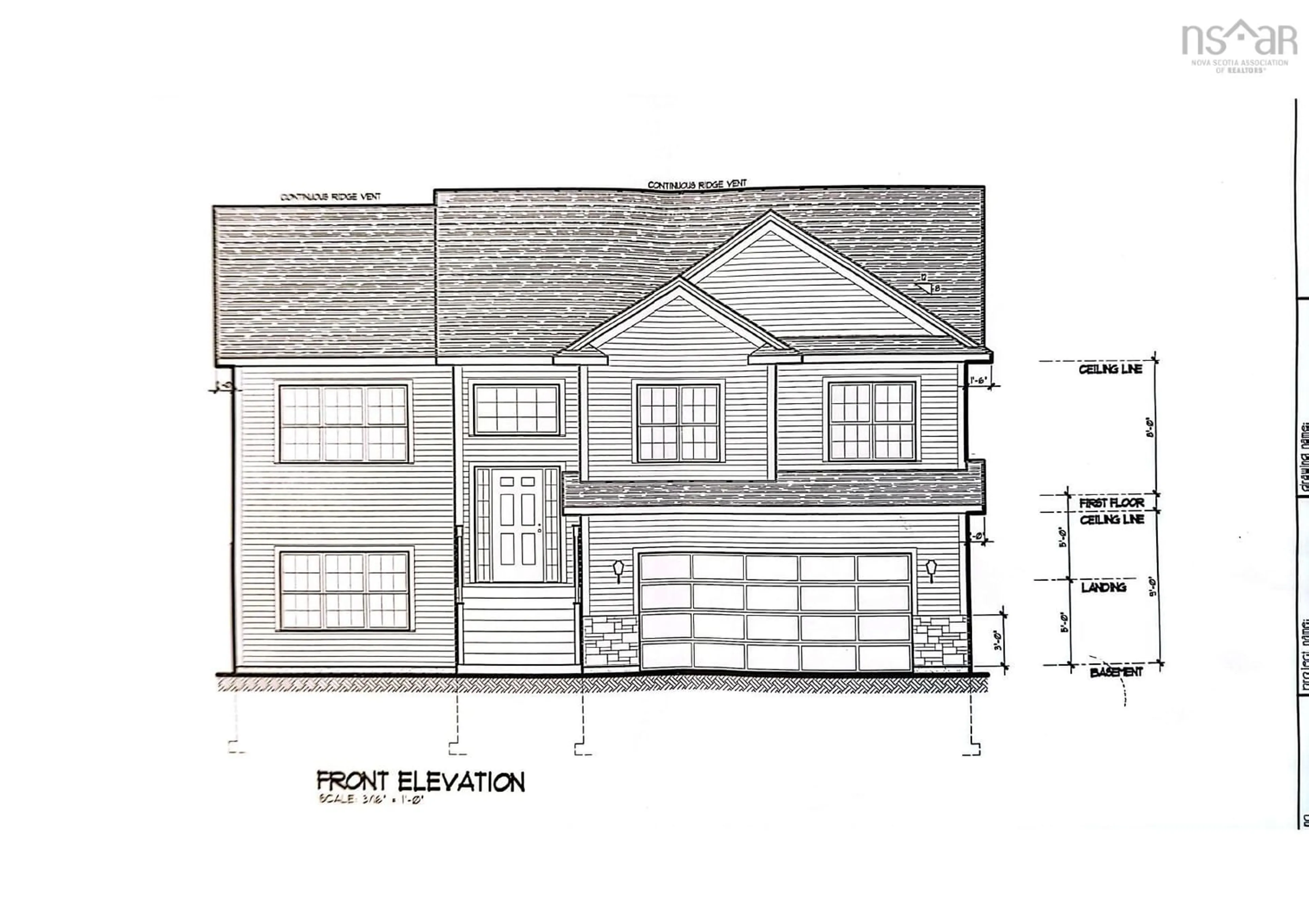 Floor plan for Steeple View Dr #Lot 4, Port Williams Nova Scotia B0P 1T0