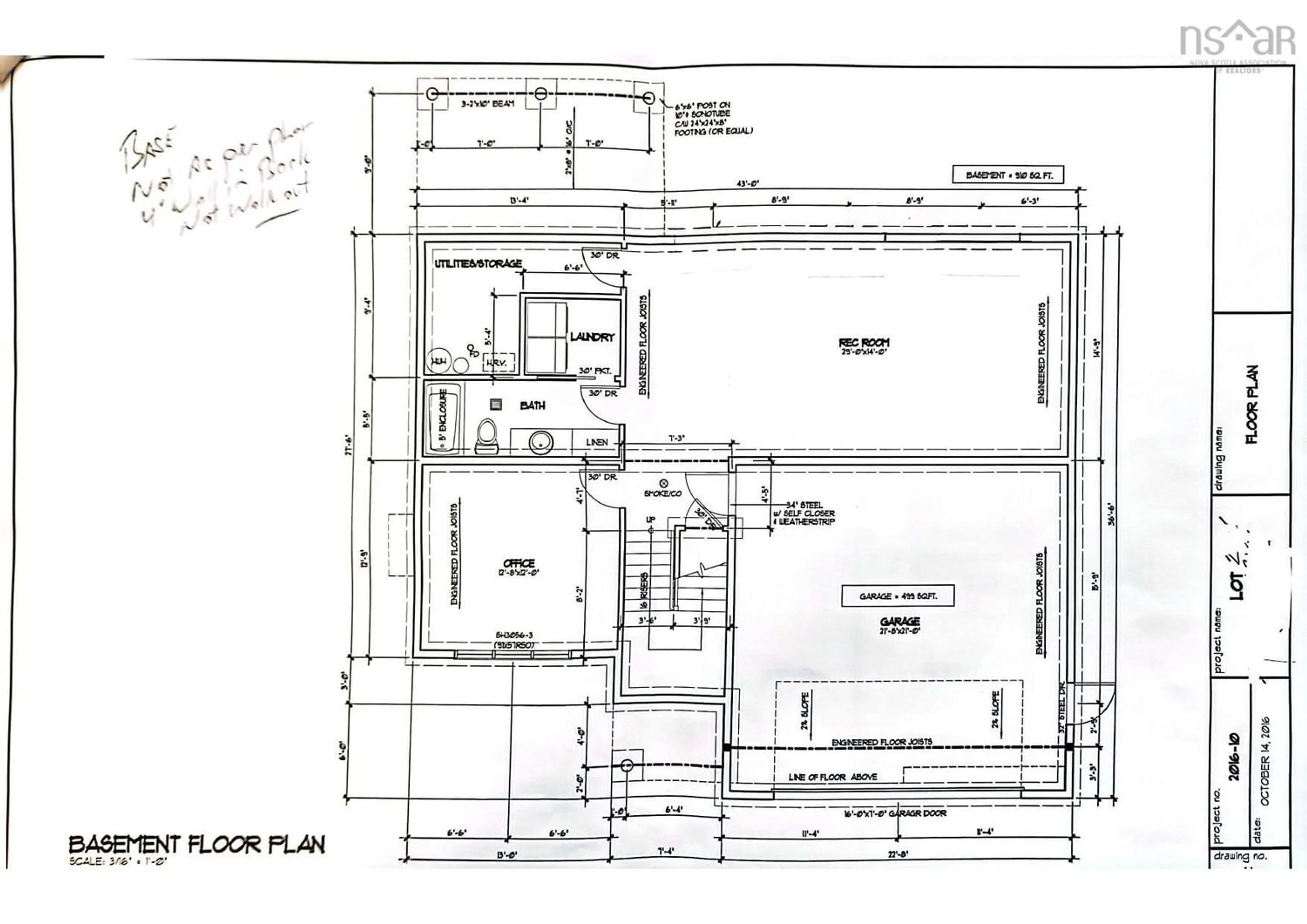 Floor plan for Steeple View Dr #Lot 4, Port Williams Nova Scotia B0P 1T0