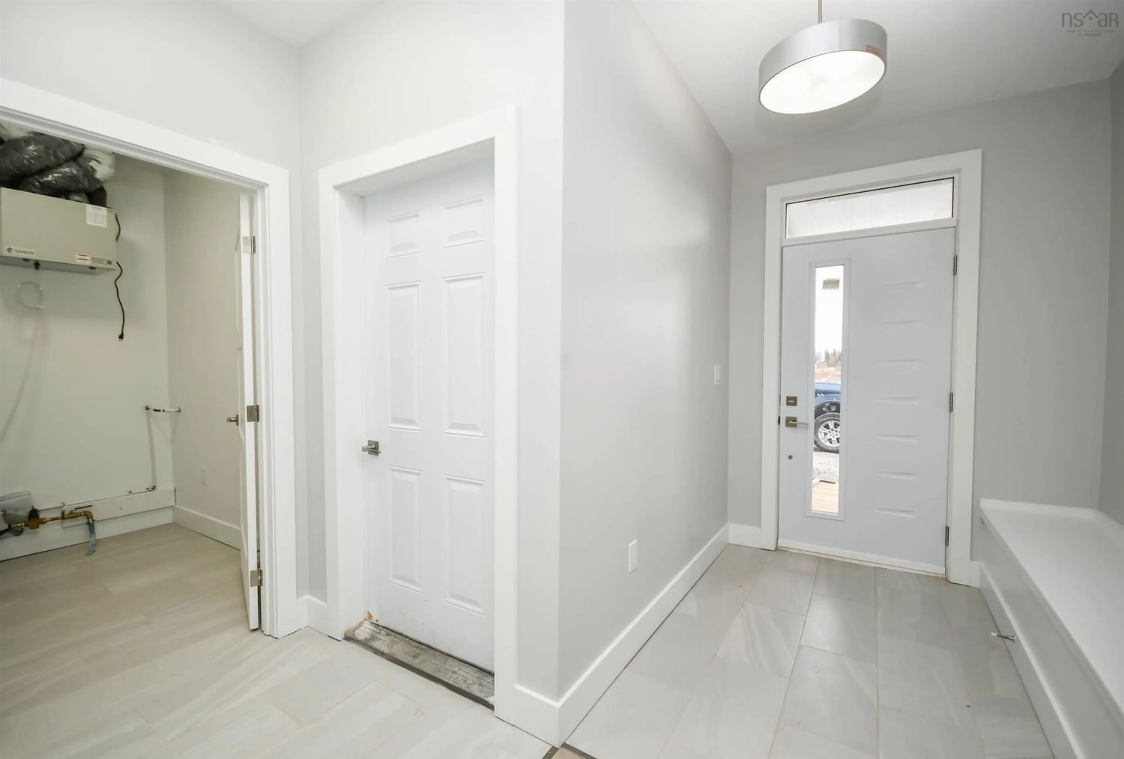 Indoor entryway, cement floor for 19 A Kingston Crt, Three Mile Plains Nova Scotia B0N 2T0