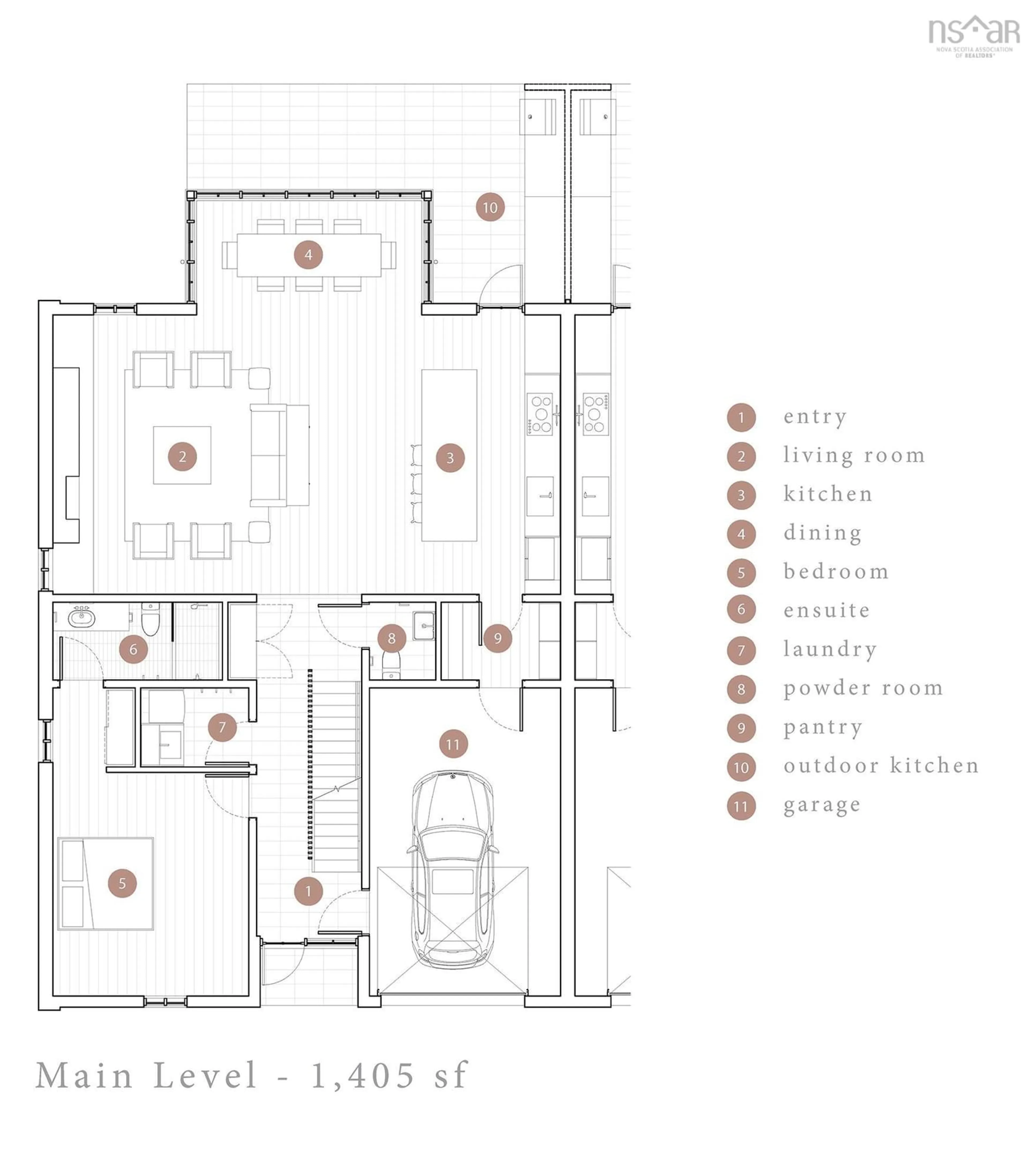 Floor plan for 9 Spinnaker Run, Fox Harbour Nova Scotia B0K 1Y0