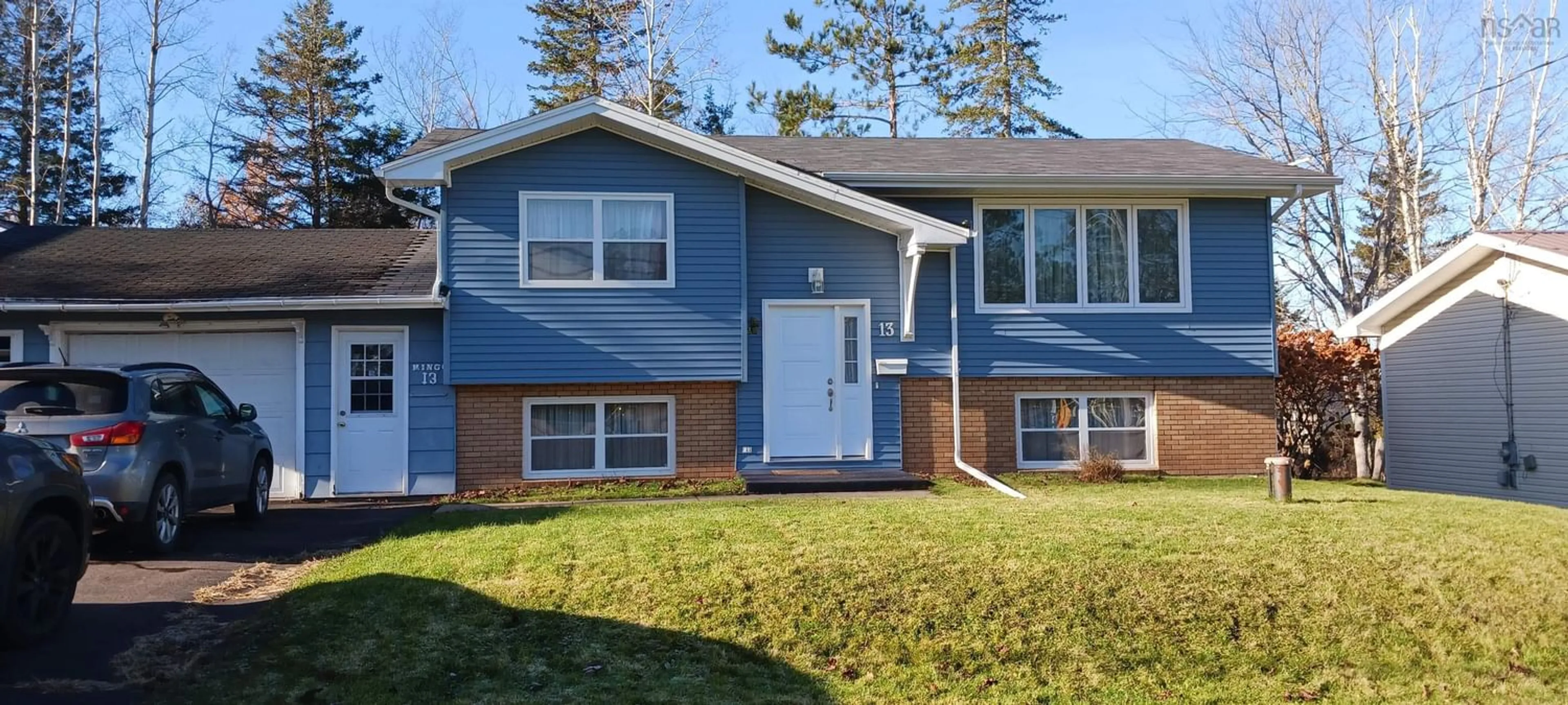 Home with vinyl exterior material for 13 Evergreen Dr, Salmon River Nova Scotia B2N 5J2