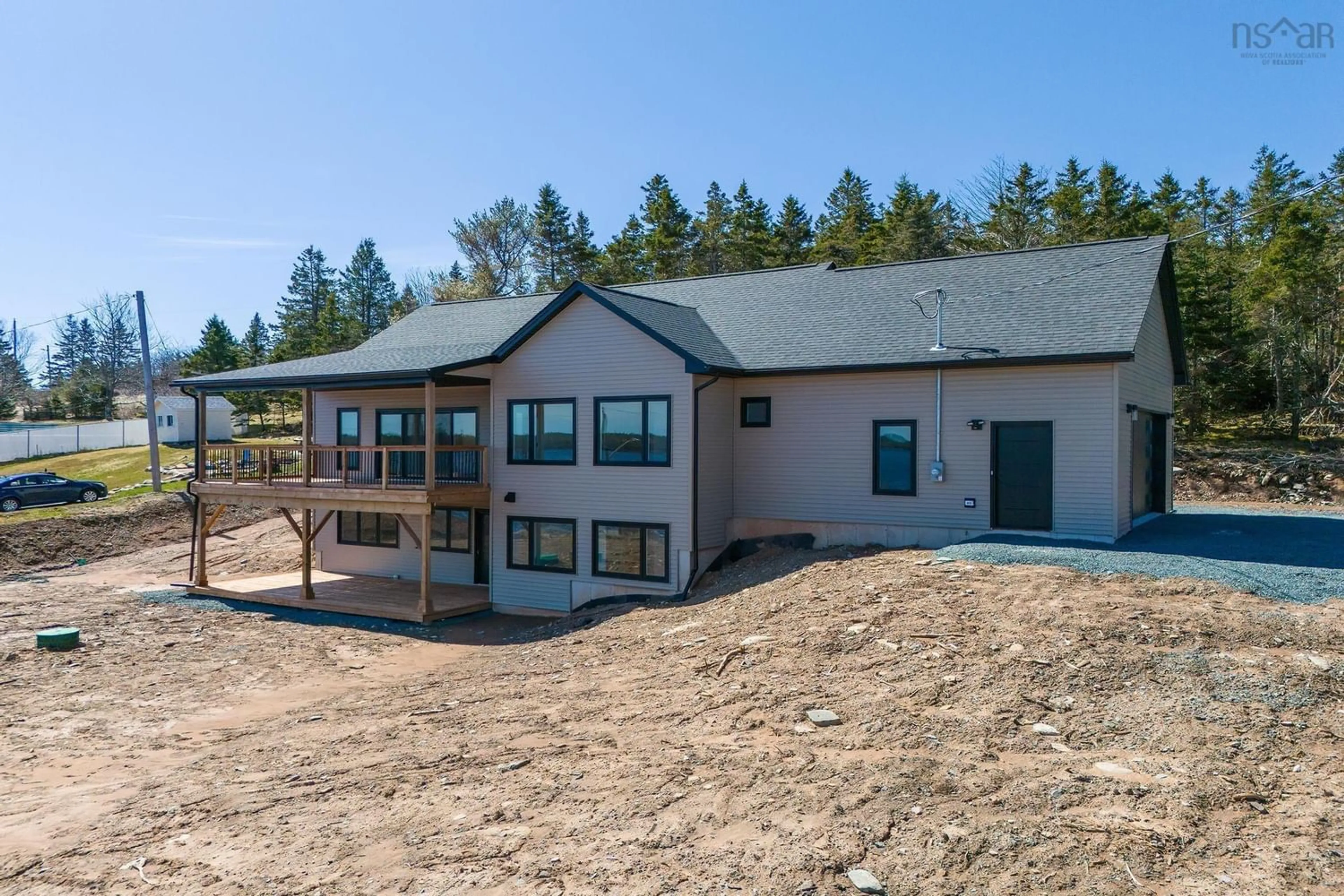 Frontside or backside of a home, the front or back of building for 2309 Crowell Rd, East Lawrencetown Nova Scotia B2Z 1P1