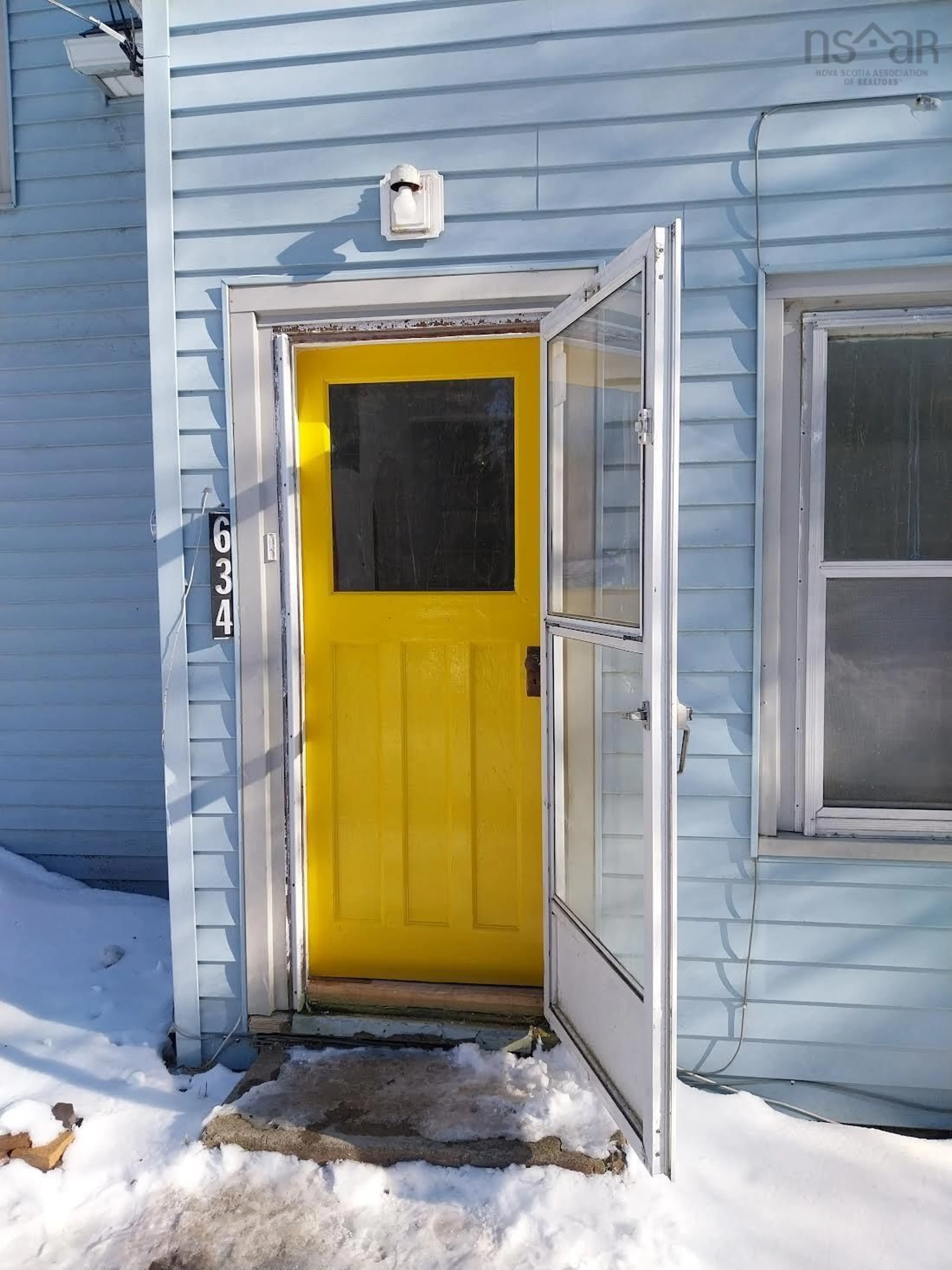Entrance door to the home or apartment or basement for 634 Medway River Rd, Charleston Nova Scotia B0J 2H0