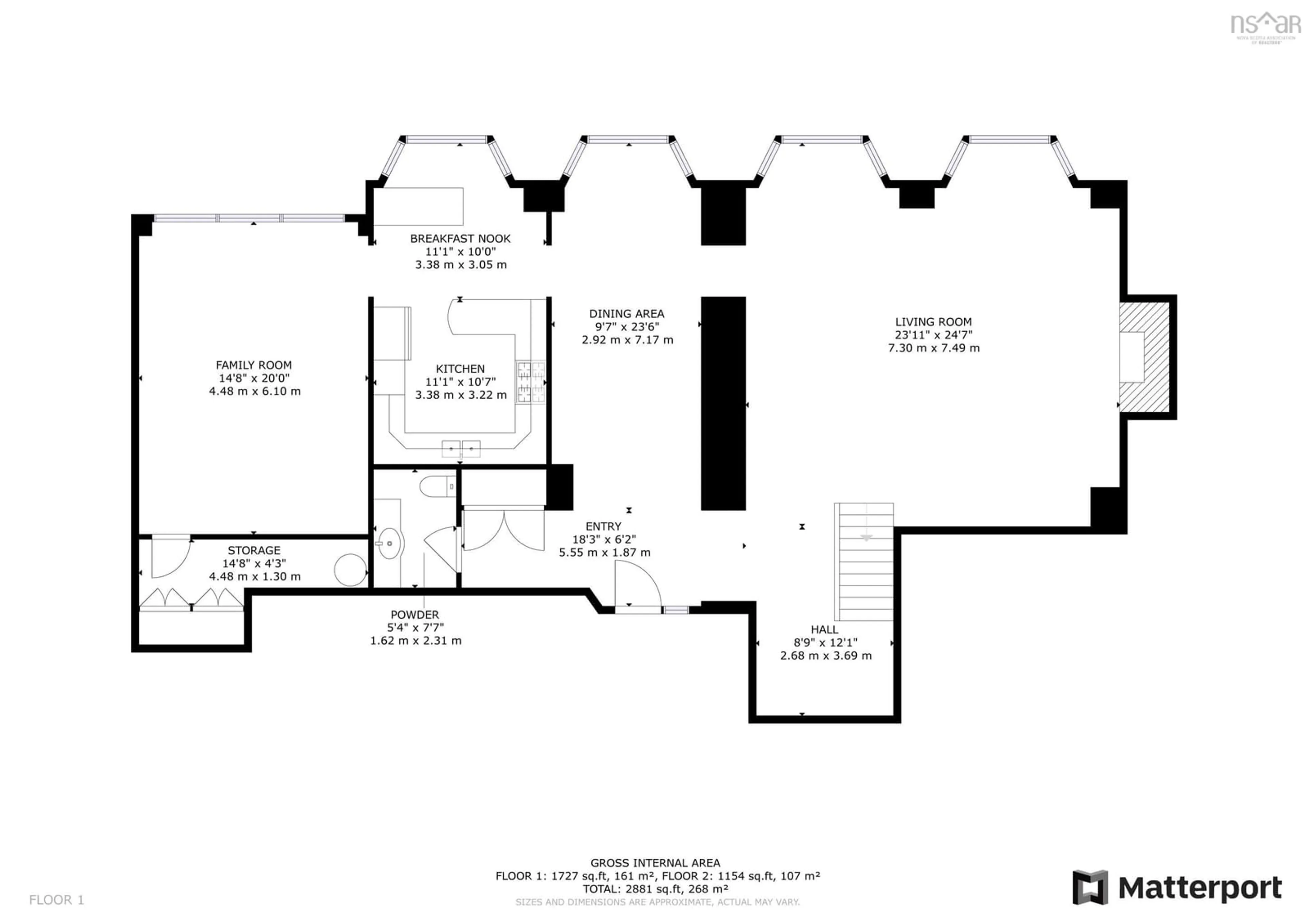 Floor plan for 1470 Summer St #102, Halifax Nova Scotia B3H 3A3