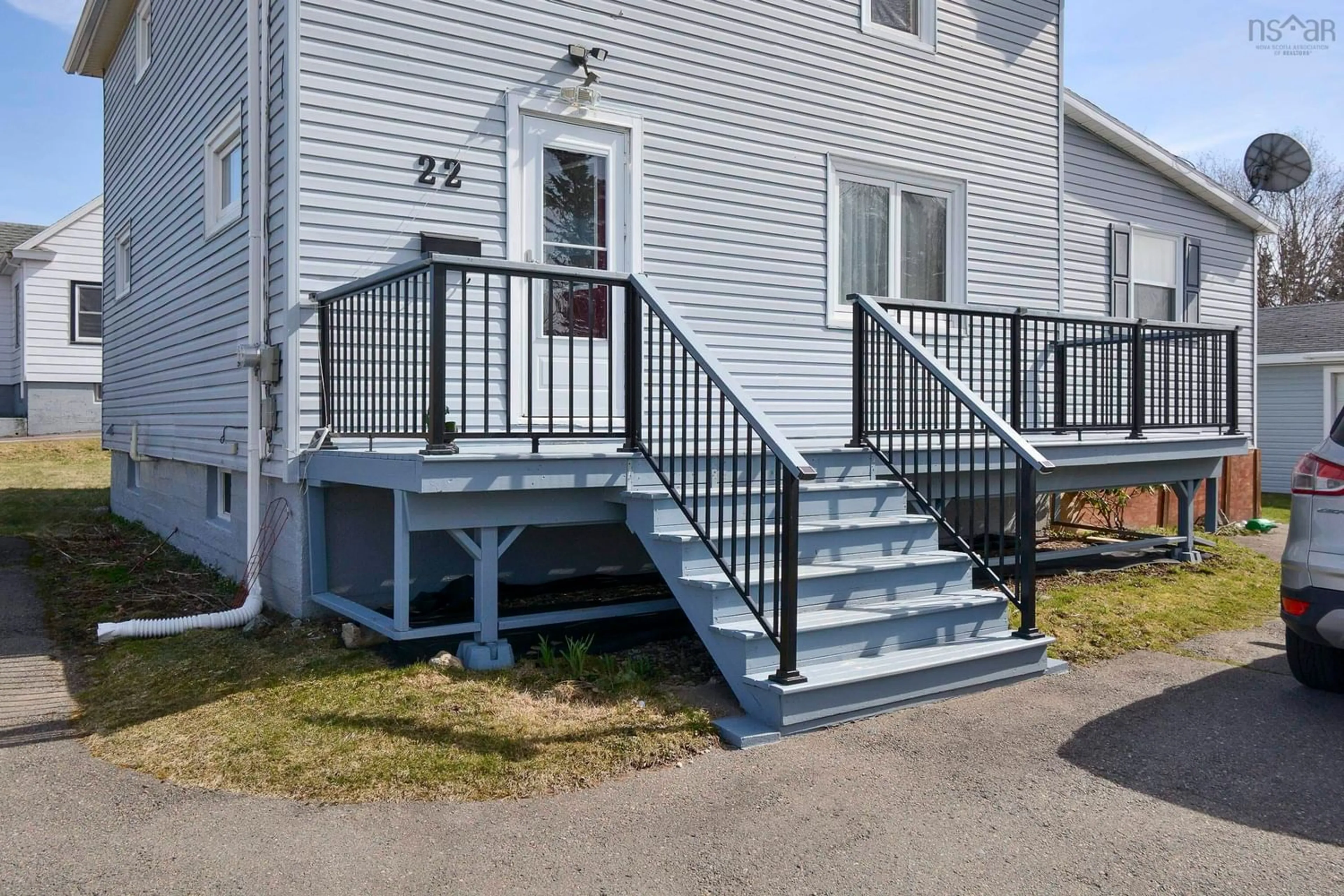 A pic from exterior of the house or condo for 22 Macrae Ave, Sydney River Nova Scotia B1S 1M2