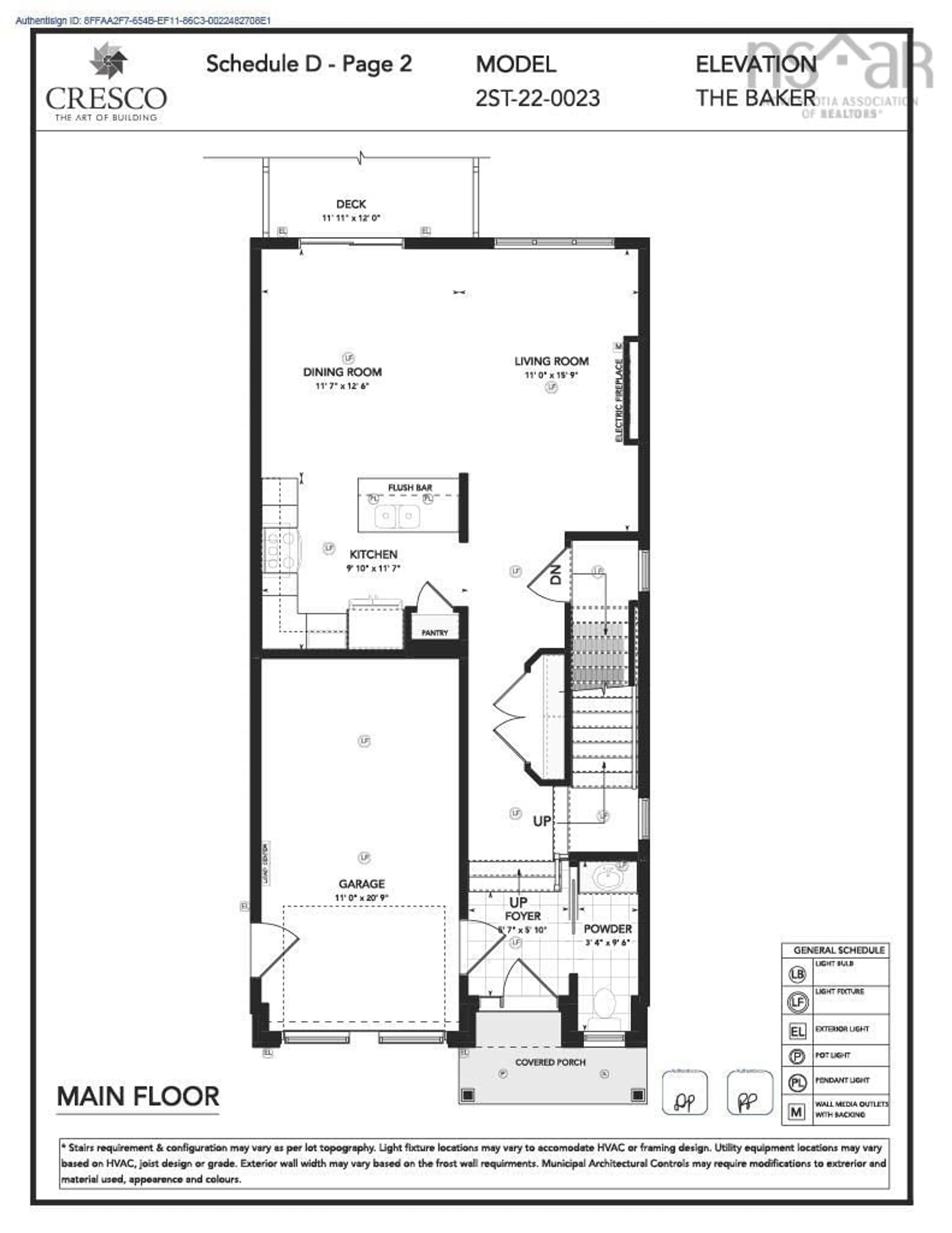 Floor plan for 20 Duff Crt #DUF10, Bedford Nova Scotia B4B 2P2