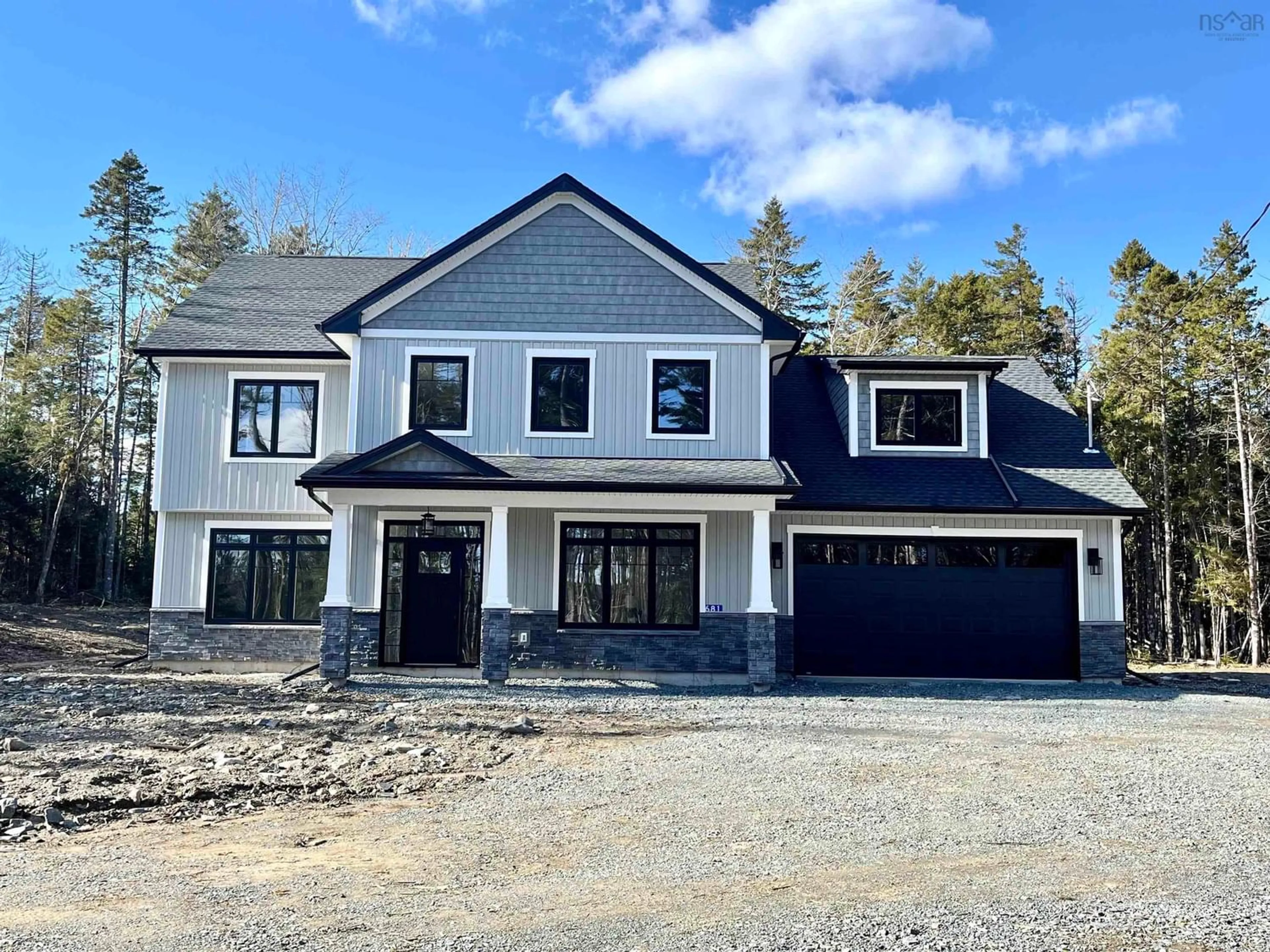 Home with stone exterior material for 681 Sandwick Dr, Hammonds Plains Nova Scotia B4B 0H3