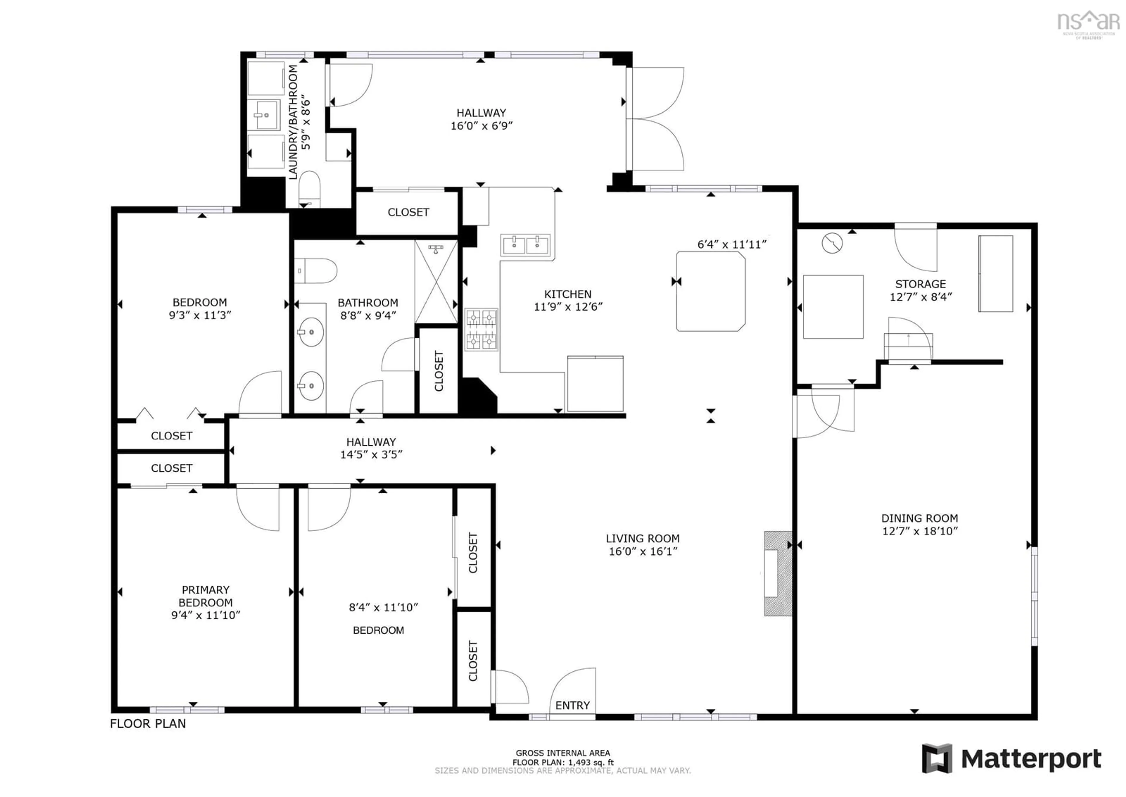 Floor plan for 54 Tower Rd, Hebron Nova Scotia B5A 5N1
