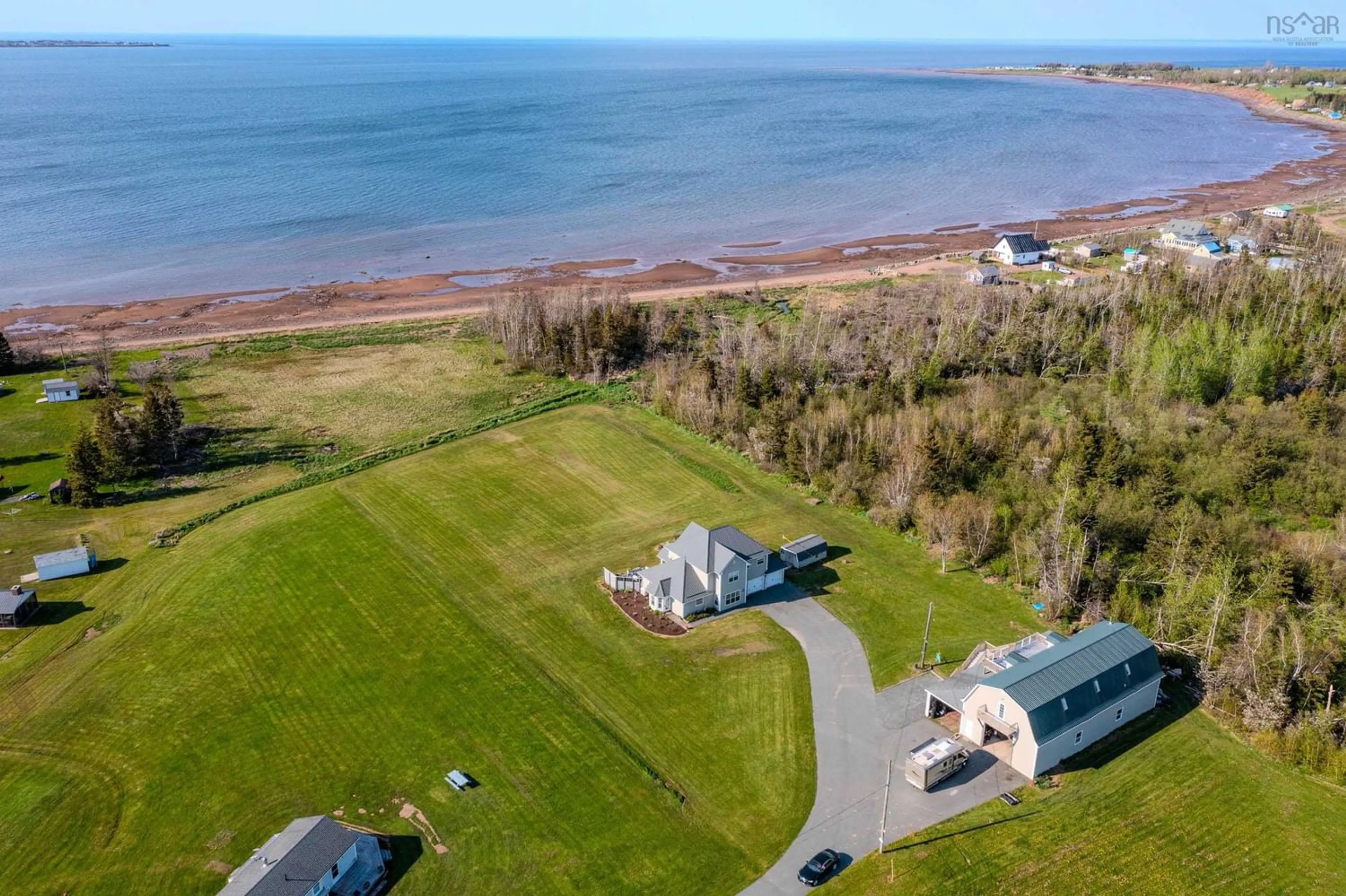 Frontside or backside of a home for 56 Dawson Beach Rd, Brule Shore Nova Scotia B0K 1V0