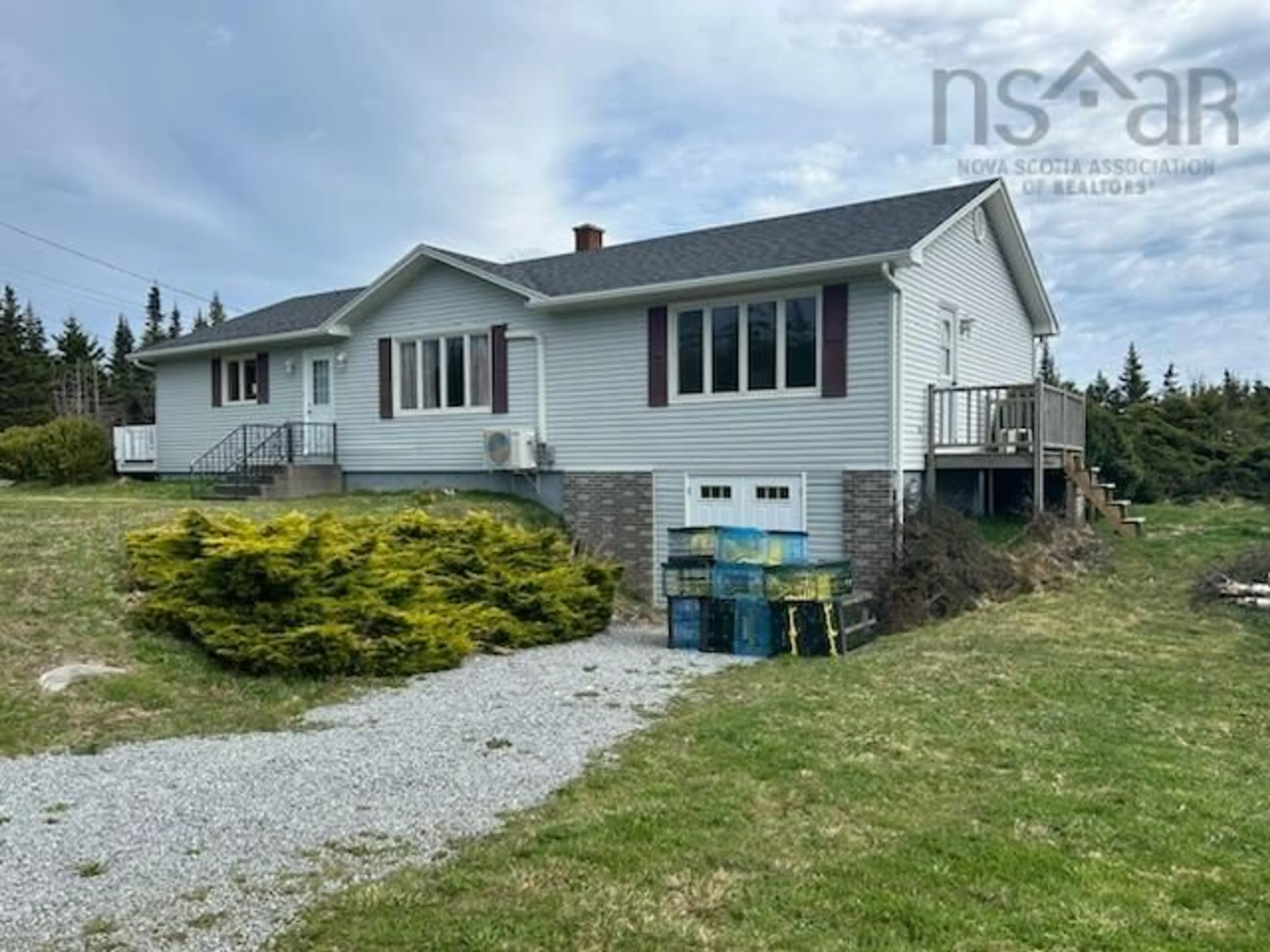 Outside view for 45 West Bear Point Rd, Bear Point Nova Scotia B0W 3B0