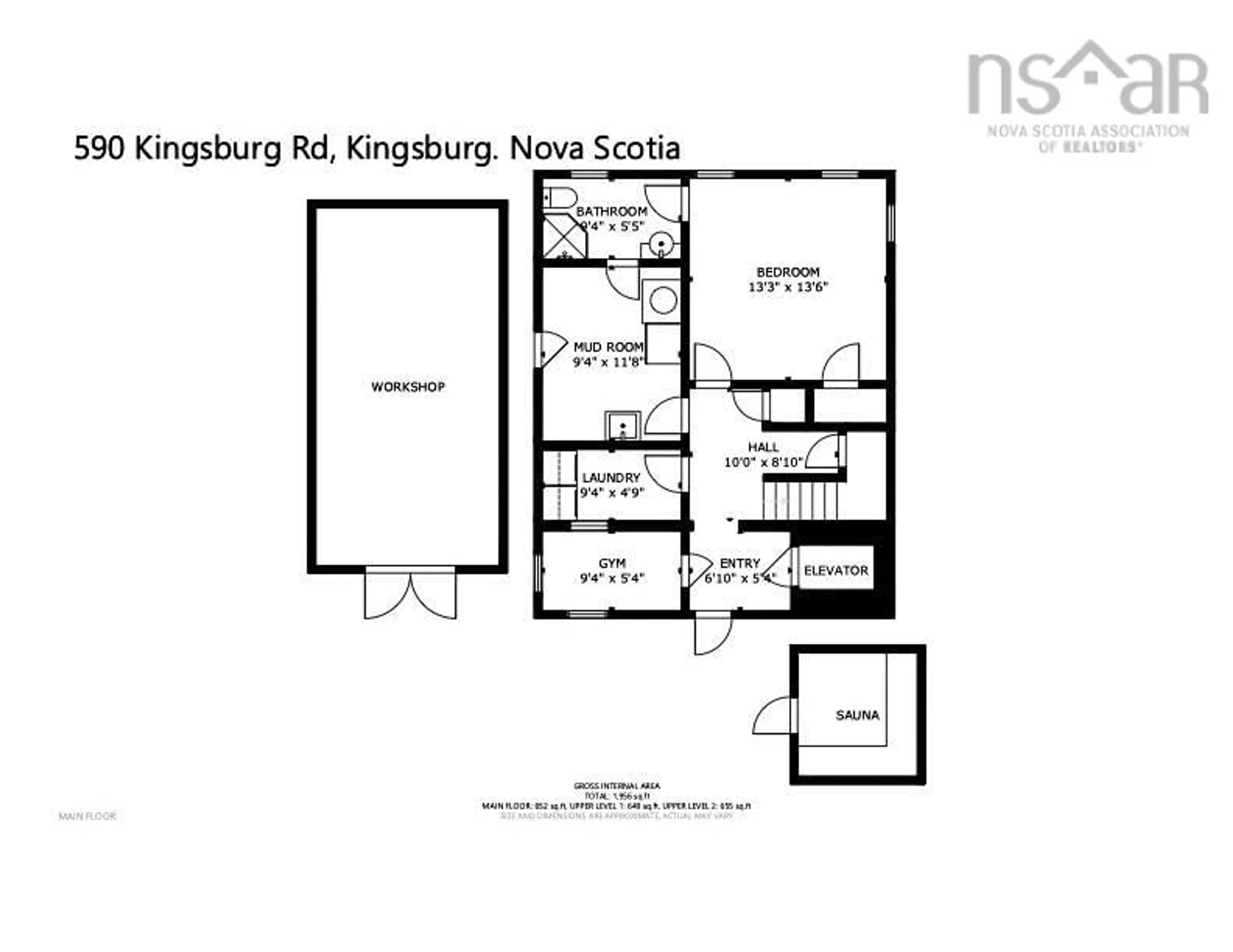 Floor plan for 590 Kingsburg Rd, Lower Rose Bay Nova Scotia B0J 2X0