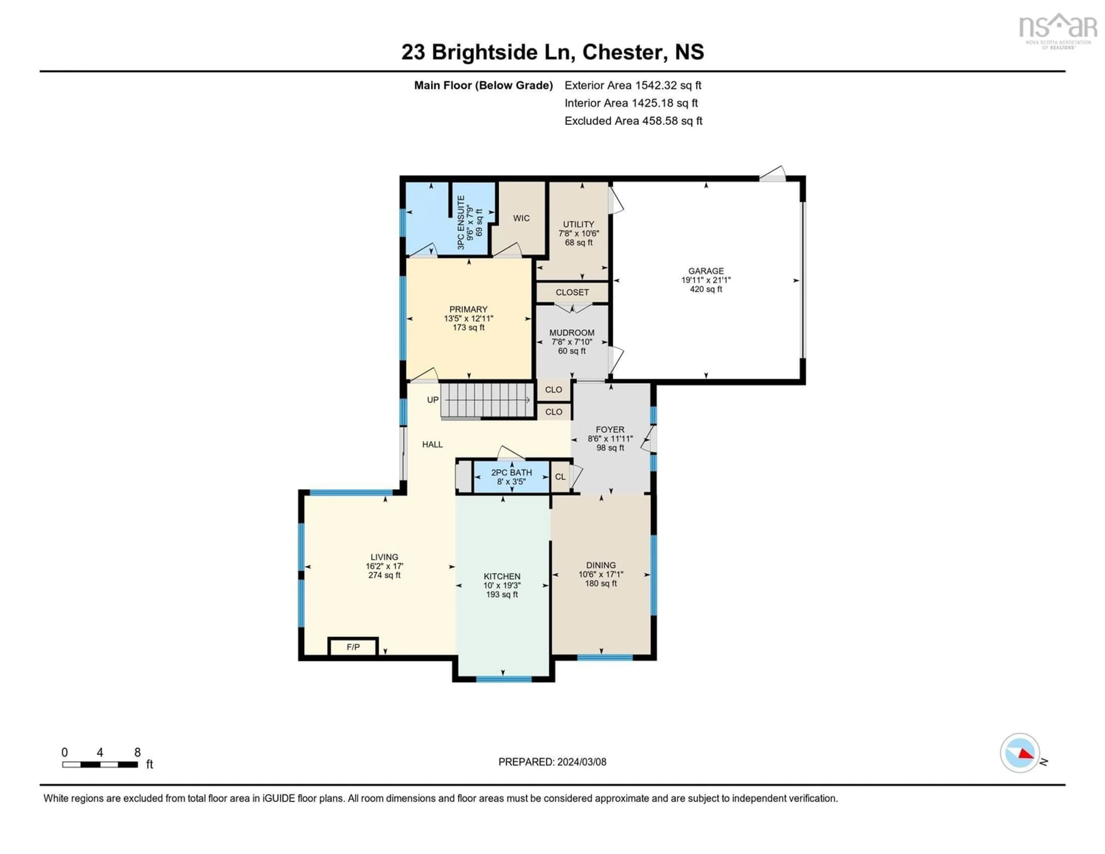 Floor plan for 23 Brightside Lane, Chester Basin Nova Scotia B0J 1K0