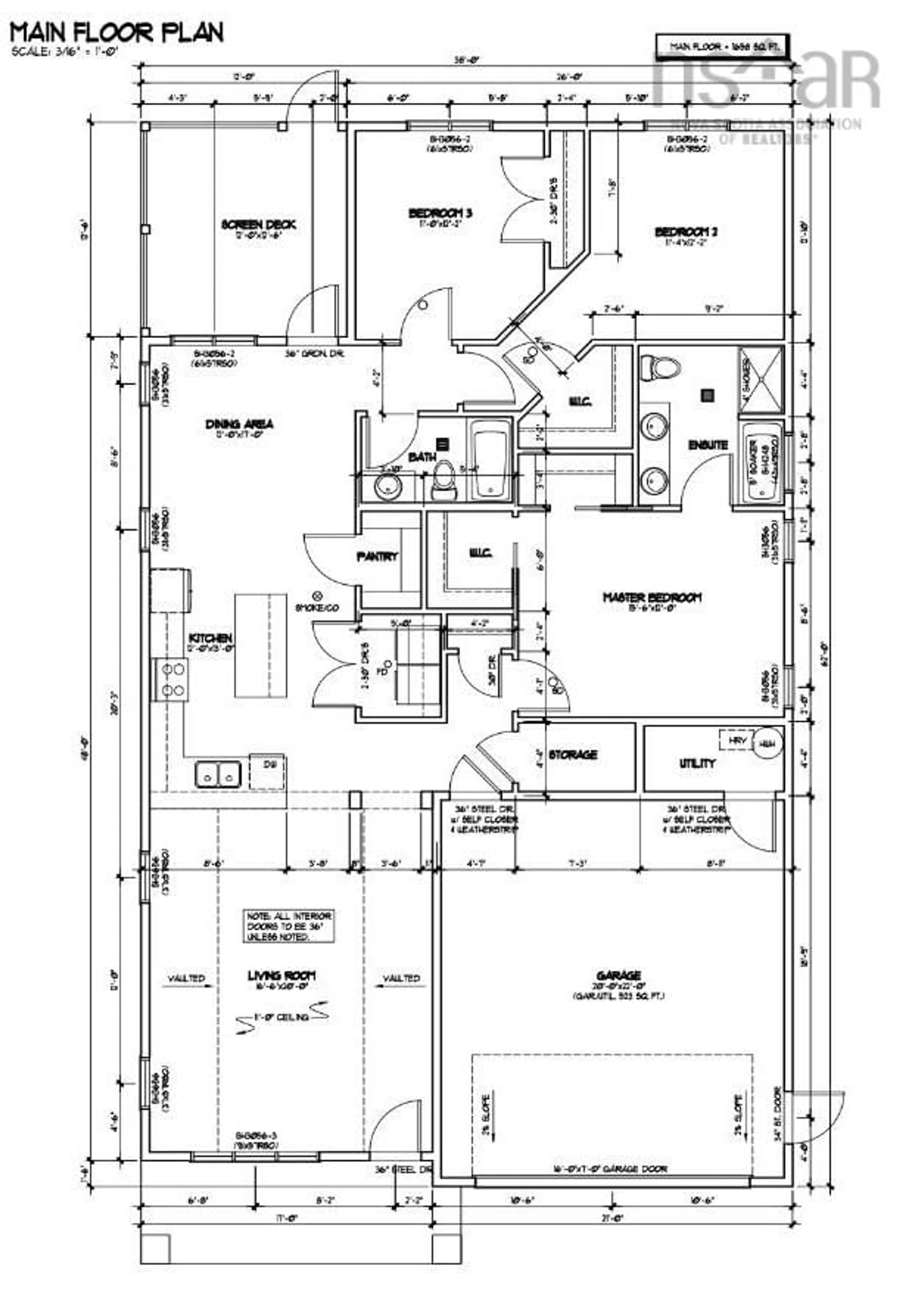 Floor plan for 61 Macdonld Park Rd #Lot 241, Kentville Nova Scotia B4N 1P2