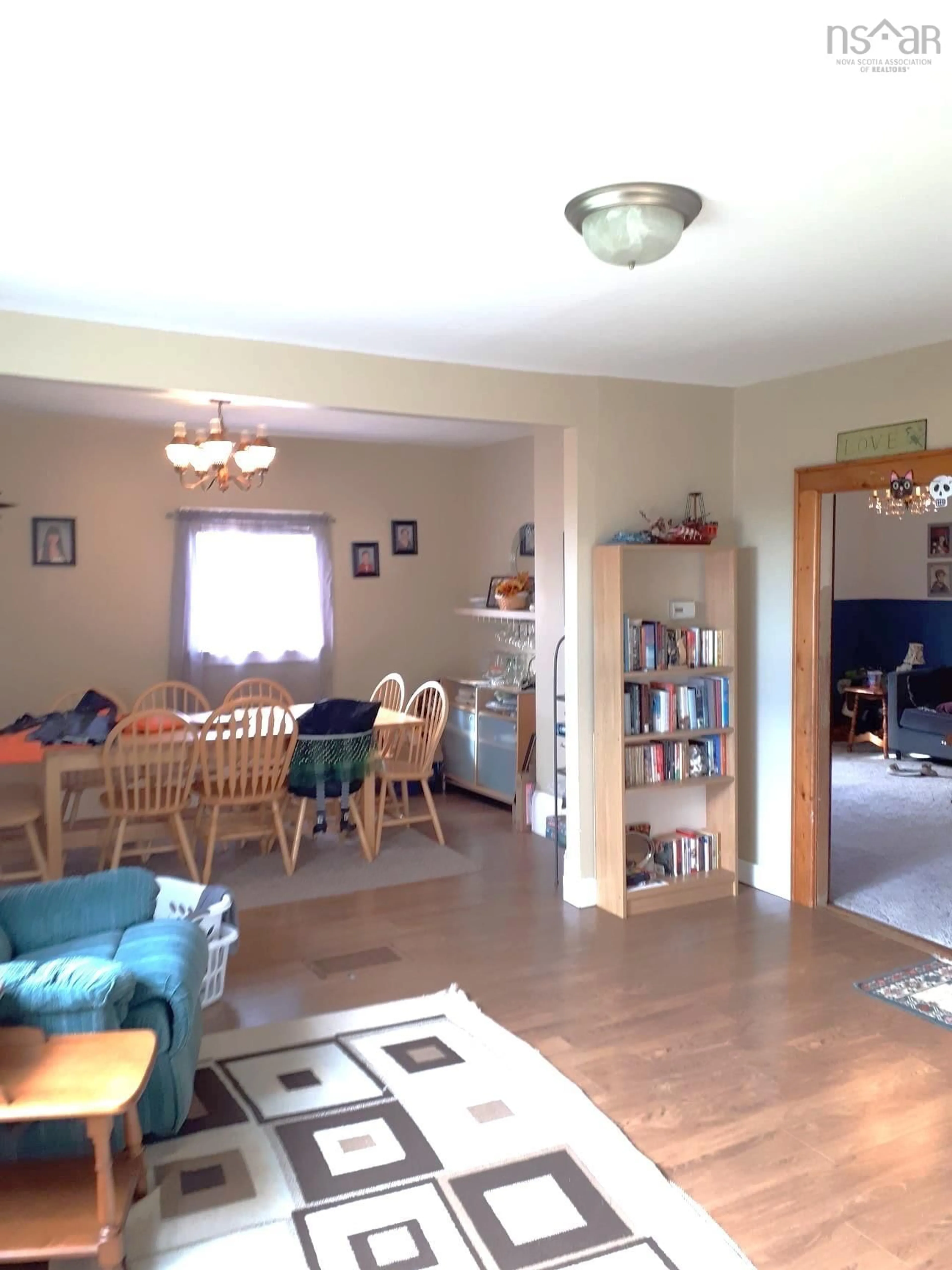 Living room, wood floors for 2590 Main St, Clark's Harbour Nova Scotia B0W 1P0