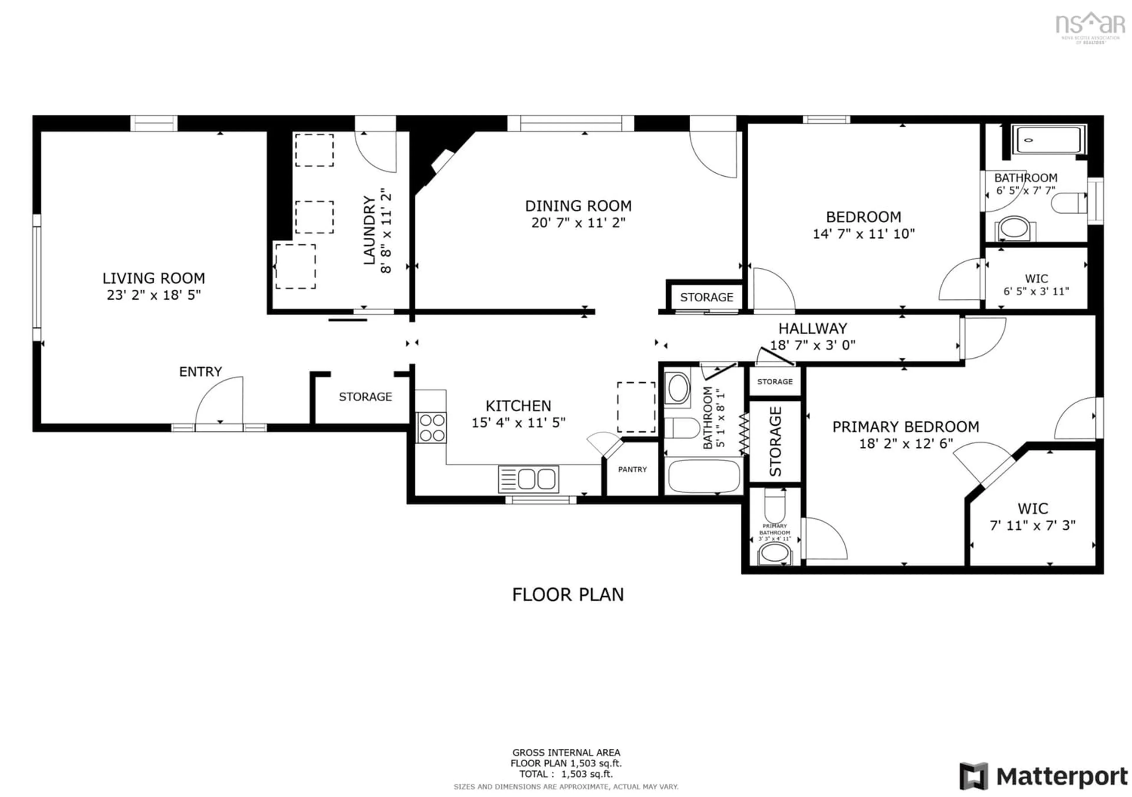 Floor plan for 89 Newell Rd, Plymouth Nova Scotia B0W 1B0