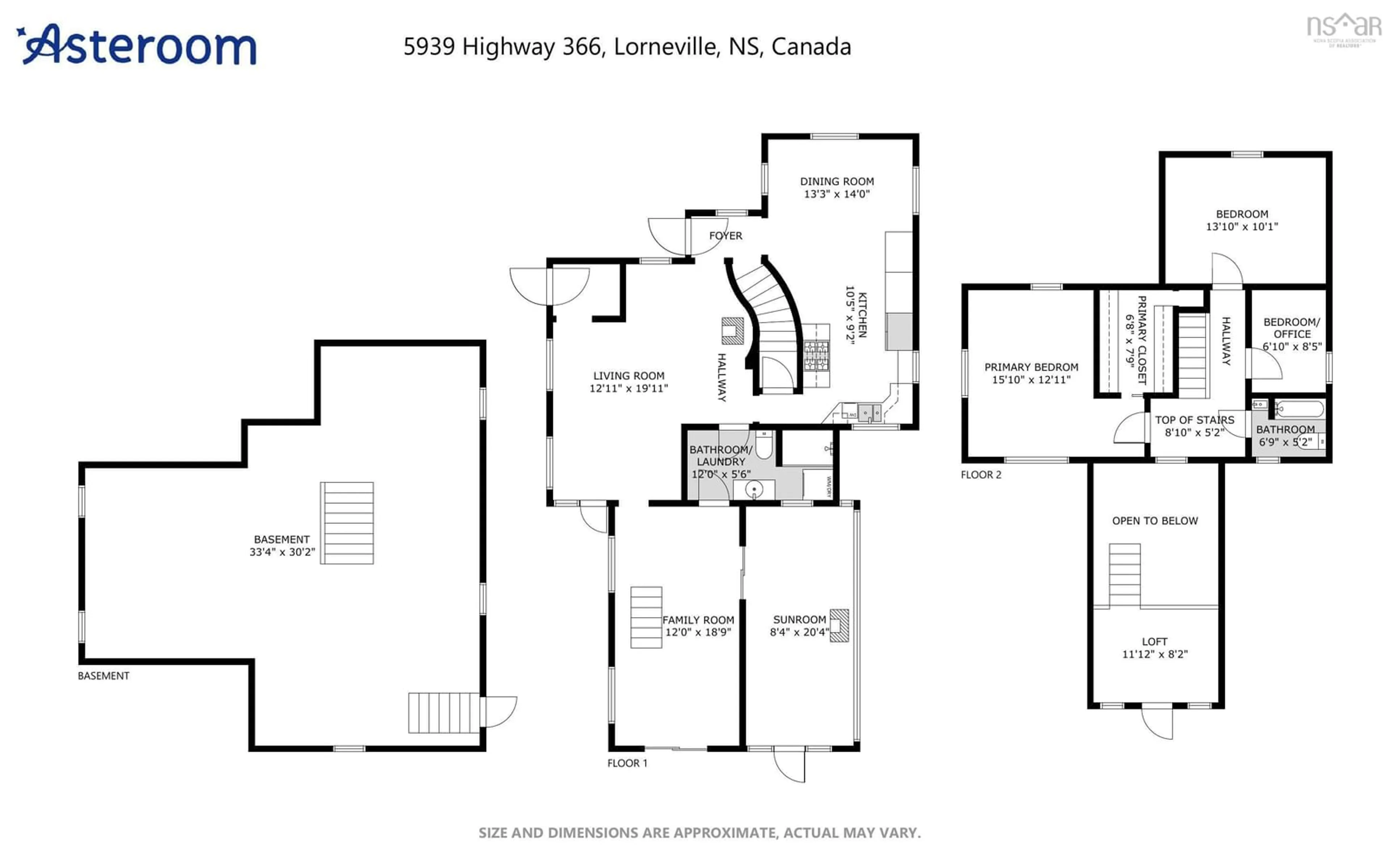 Floor plan for 5939 366 Hwy, Lorneville Nova Scotia B4H 3X9