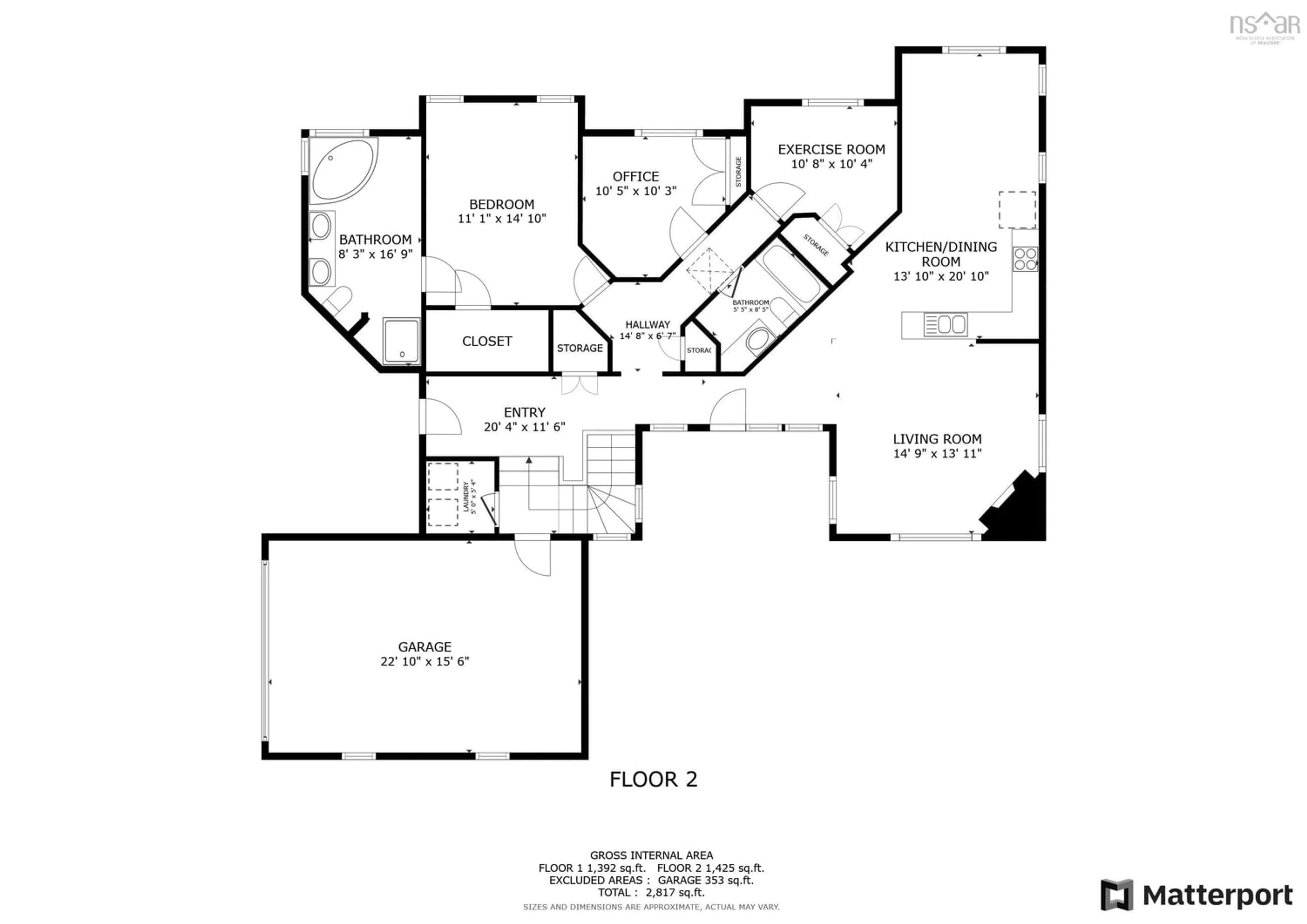 Floor plan for 26 Brecken Ridge Lane, Lower Sackville Nova Scotia B4C 4G9