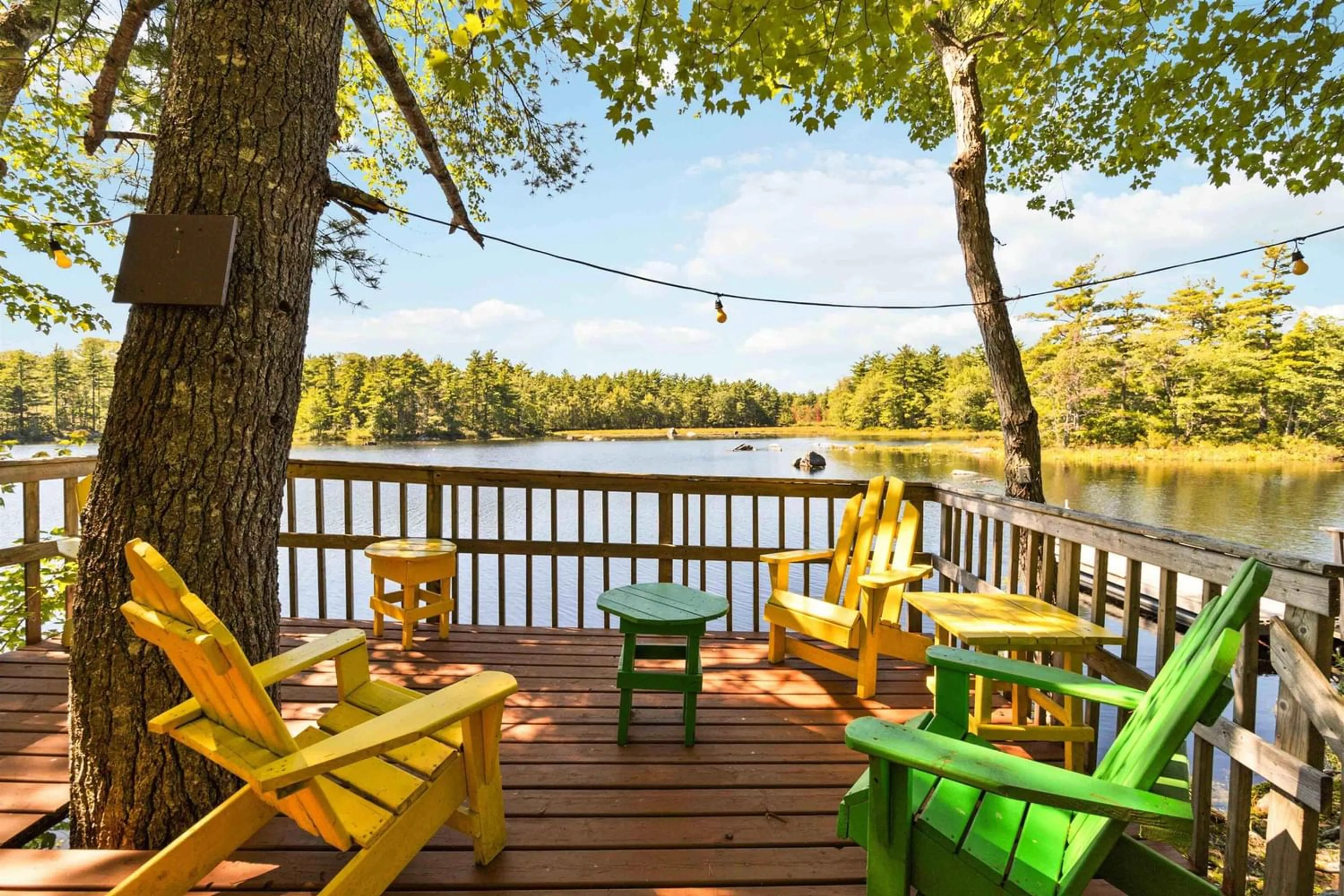 Patio, cottage for 173 Ponhook Shore Rd, Labelle Nova Scotia B0T 1E0