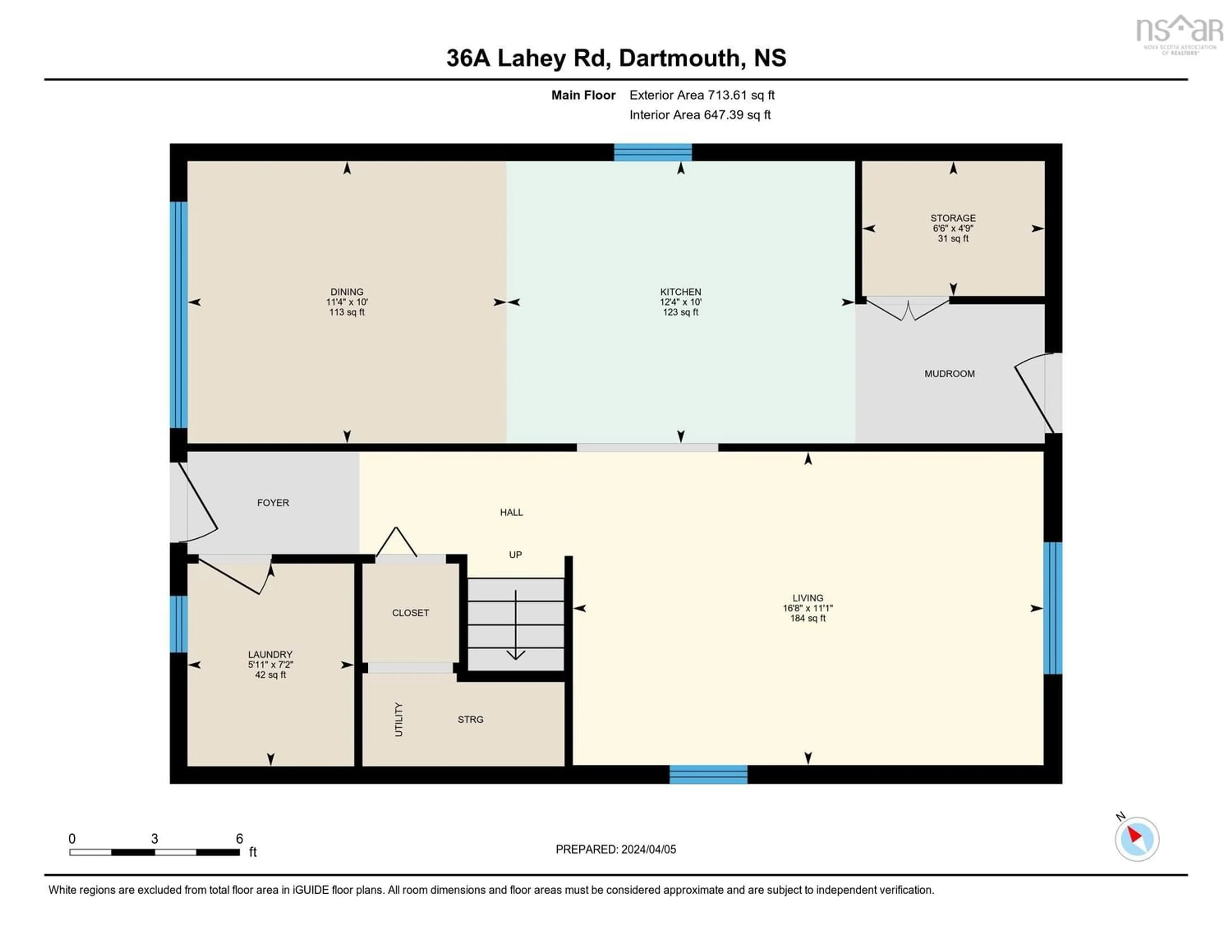 Floor plan for 36 Lahey Rd, Dartmouth Nova Scotia B3A 4A1
