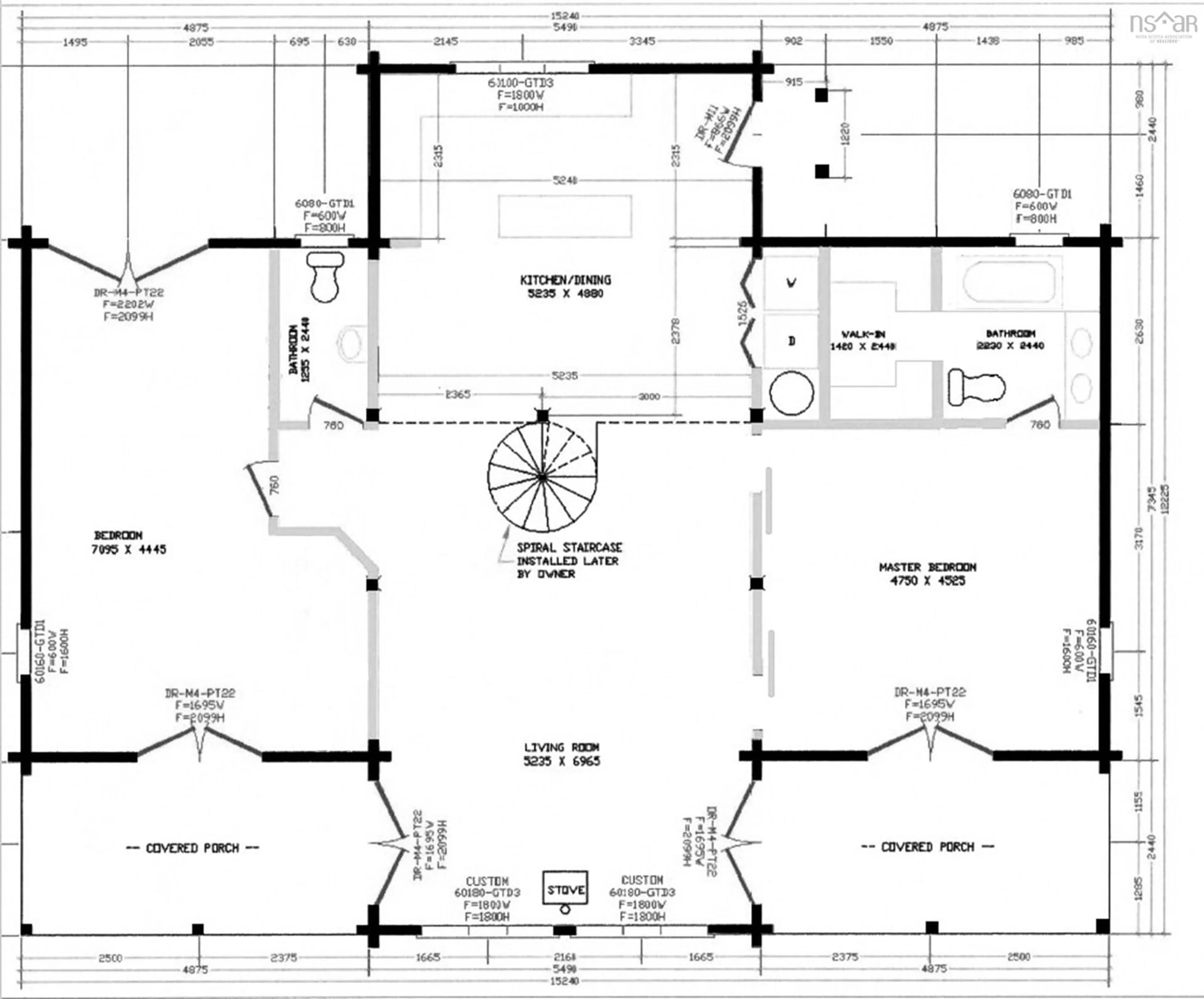 Floor plan for 675 Plymouth Gentian Rd, Gavelton Nova Scotia B0W 3M0