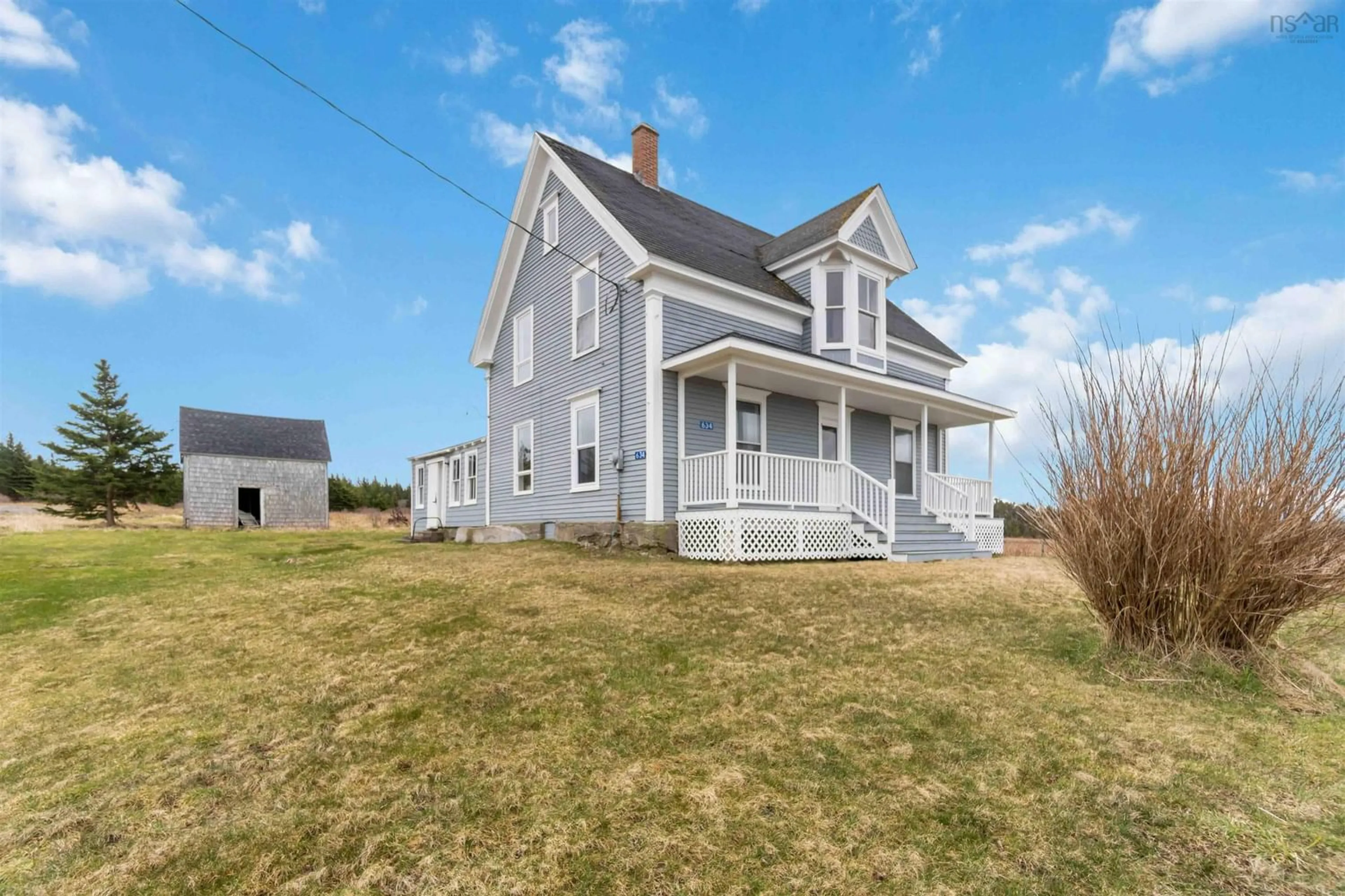 Frontside or backside of a home, cottage for 634 Riverside Rd, New Edinburgh Nova Scotia B0W 3T0