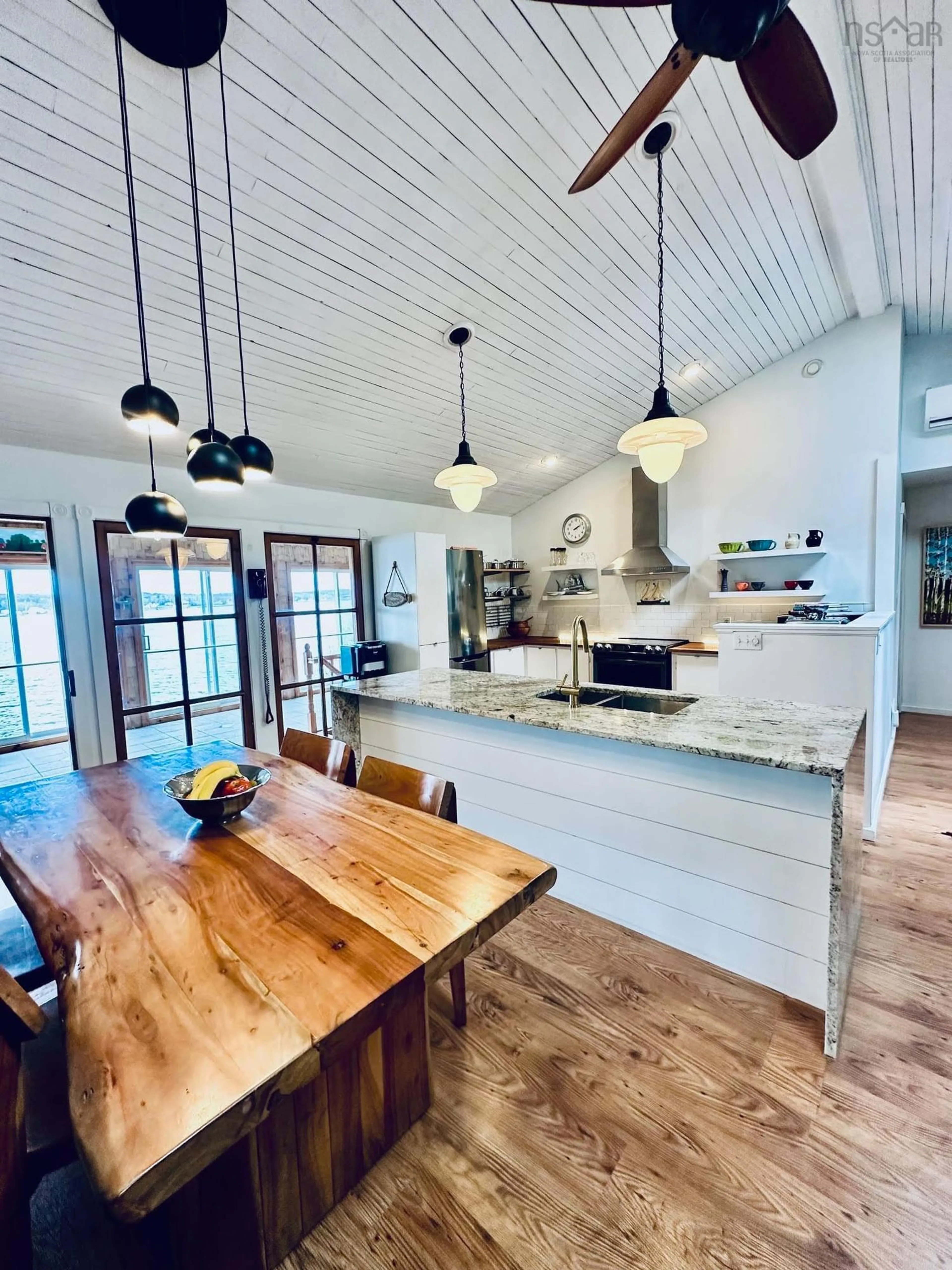 Open concept kitchen for 2351 Highway 331, West Lahave Nova Scotia B0R 1G0