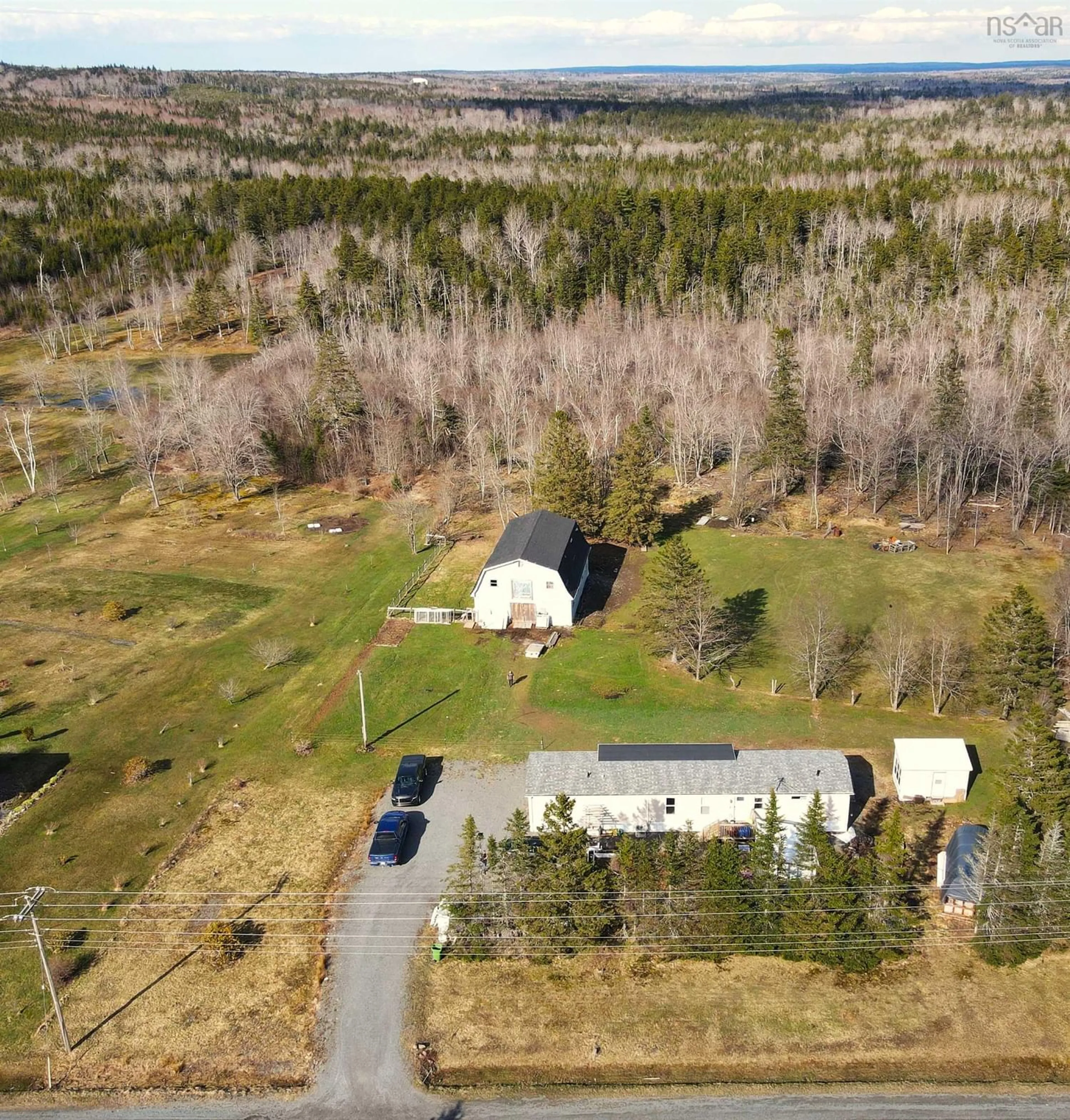 Fenced yard for 7819 Highway 1, Ardoise Nova Scotia B0N 1L0