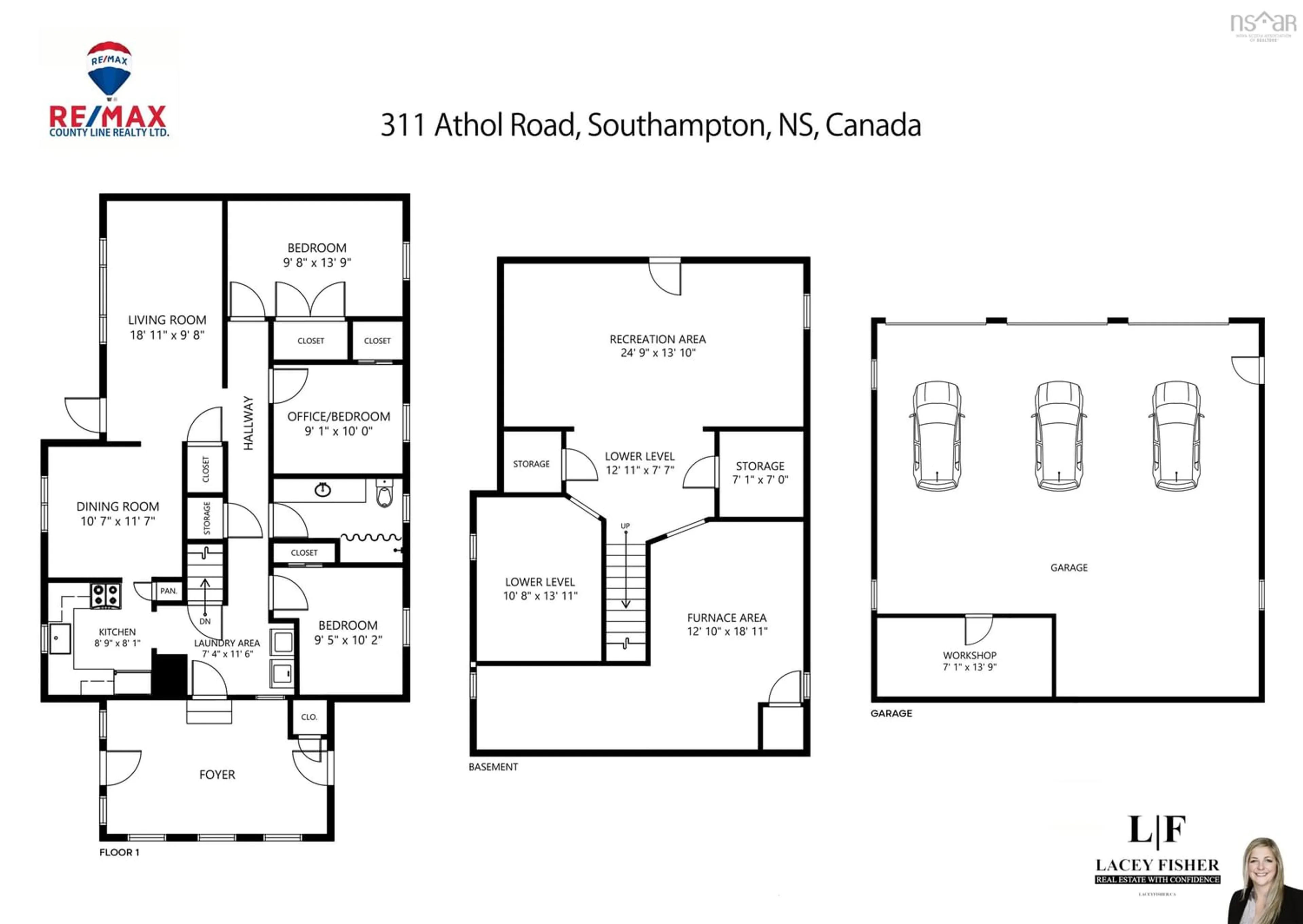 Floor plan for 311 Athol Rd, Athol Nova Scotia B0M 1W0