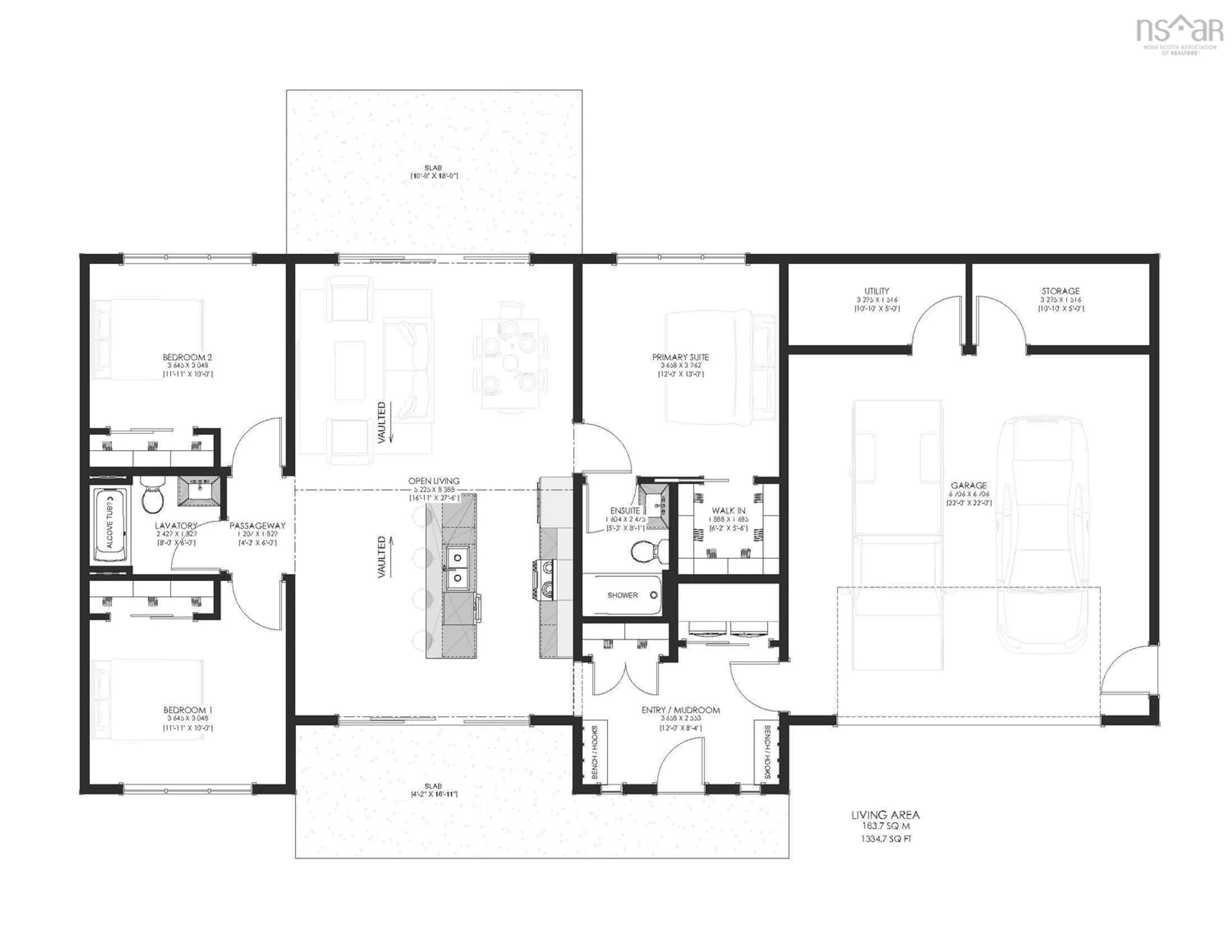 Floor plan for Lot 4-8 Shore Rd, Western Head Nova Scotia B0T 1G0
