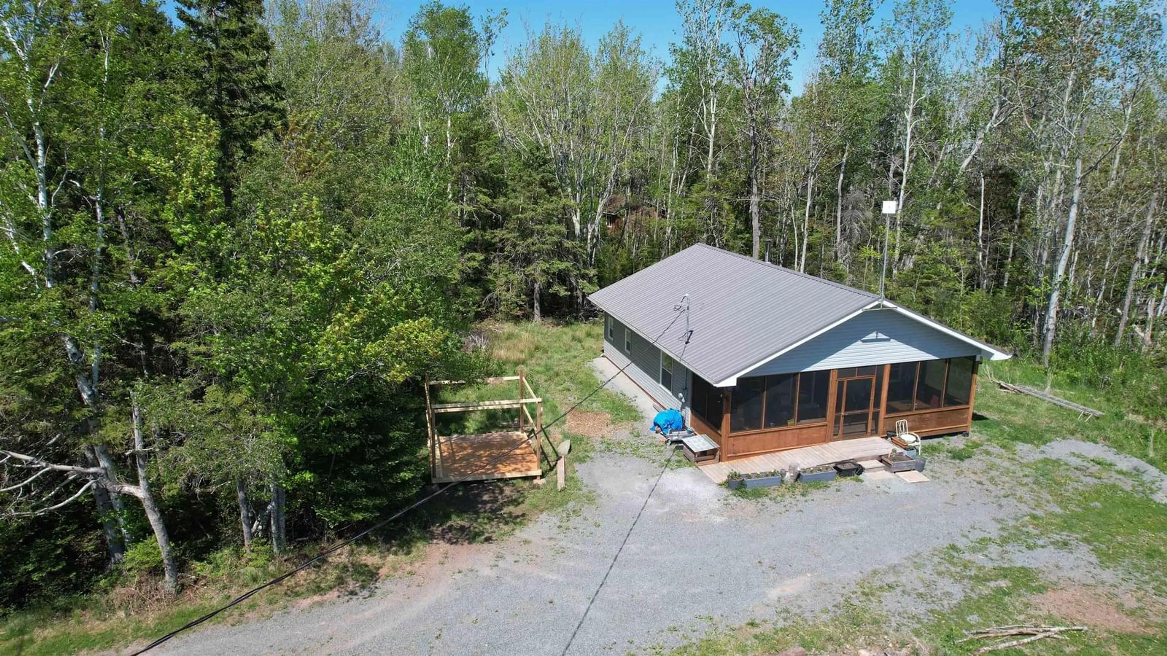 Outside view for 180 Blue Sea Rd, Malagash Nova Scotia B0K 1E0