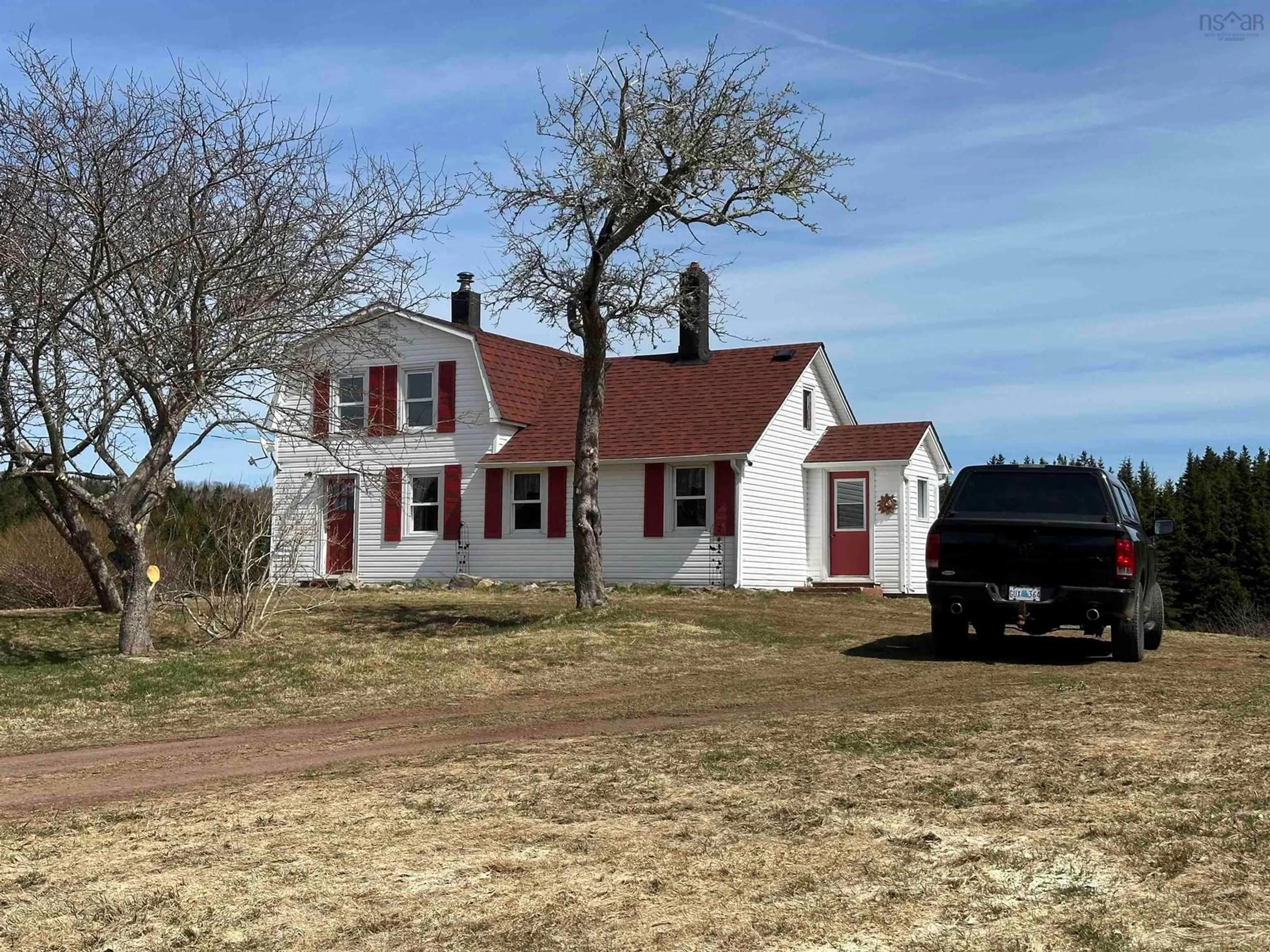 A pic from outside/outdoor area/front of a property/back of a property/a pic from drone, building for 112 Lynchs River Rd, St. Peter's Nova Scotia B0E 3B0