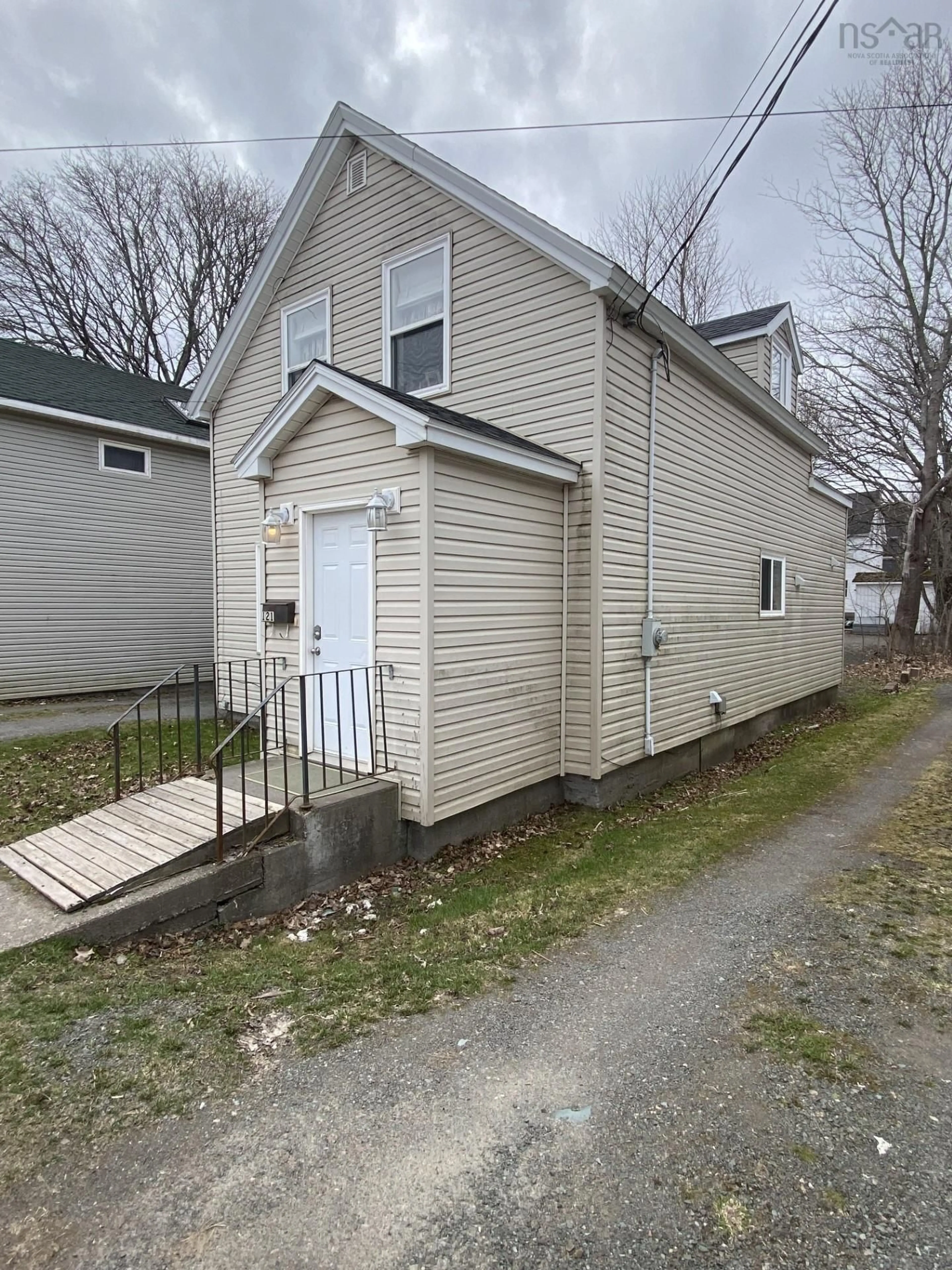 Frontside or backside of a home, the front or back of building for 121 College Street, Antigonish Nova Scotia B2G 1X9