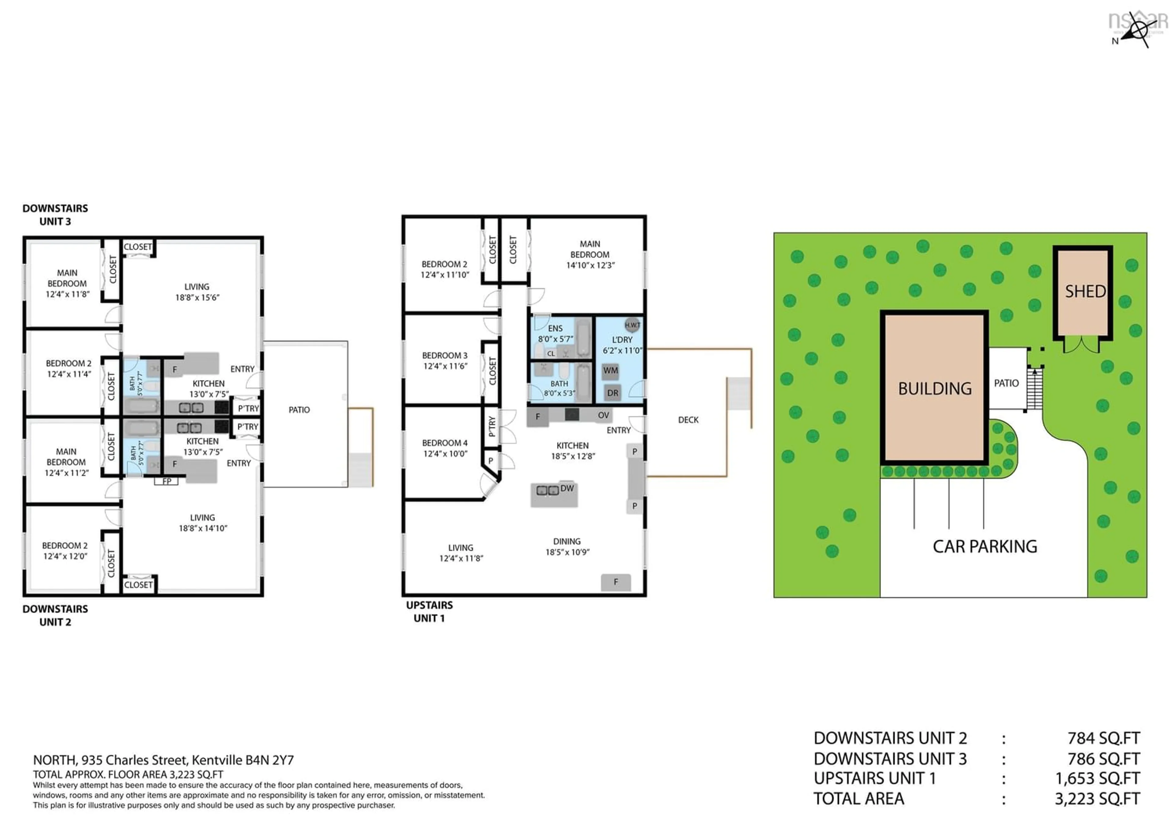 Floor plan for 935 Charles St, Kentville Nova Scotia B4N 3X7