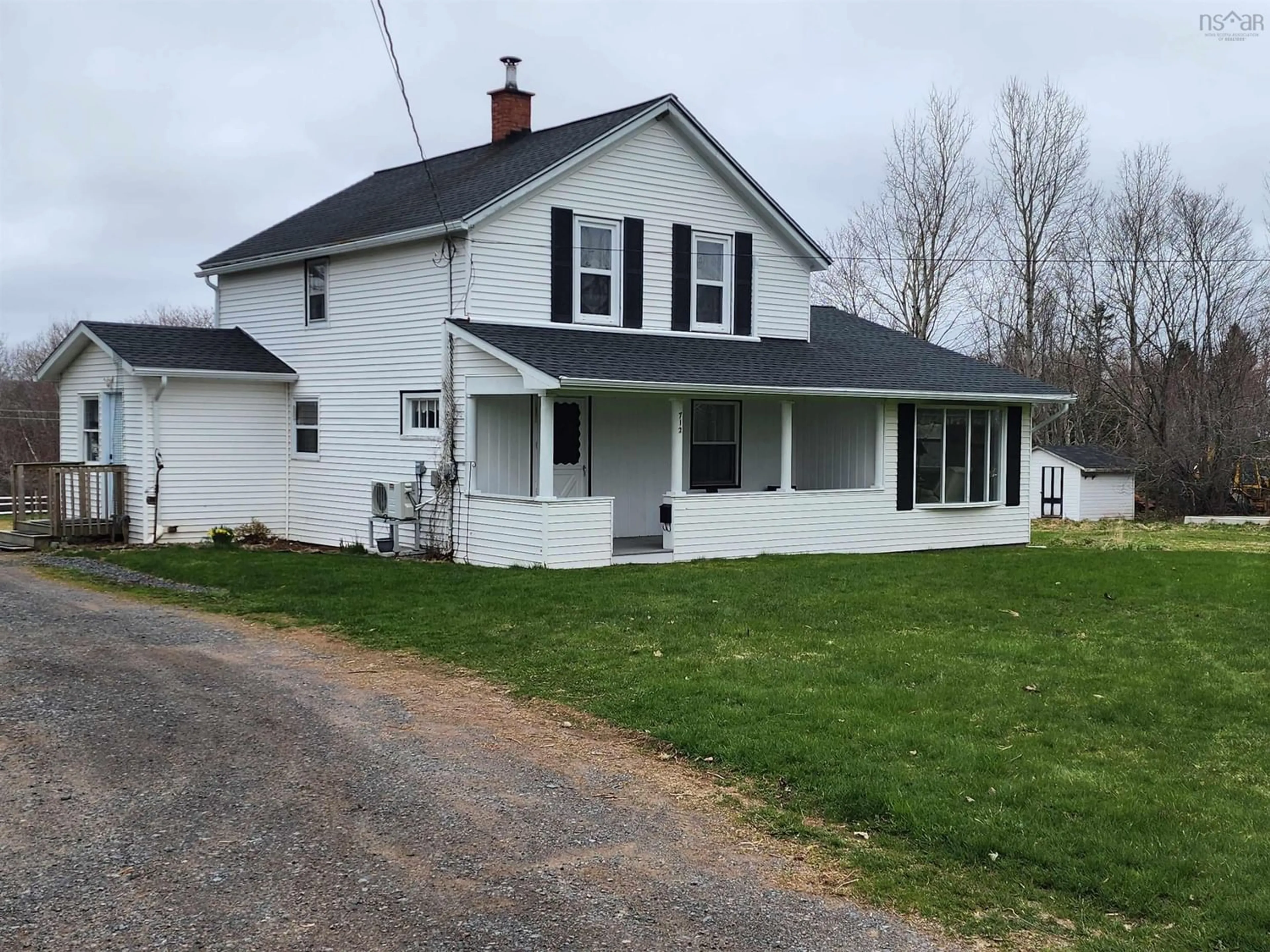 Frontside or backside of a home for 712 College Rd, Bible Hill Nova Scotia B2N 2R4