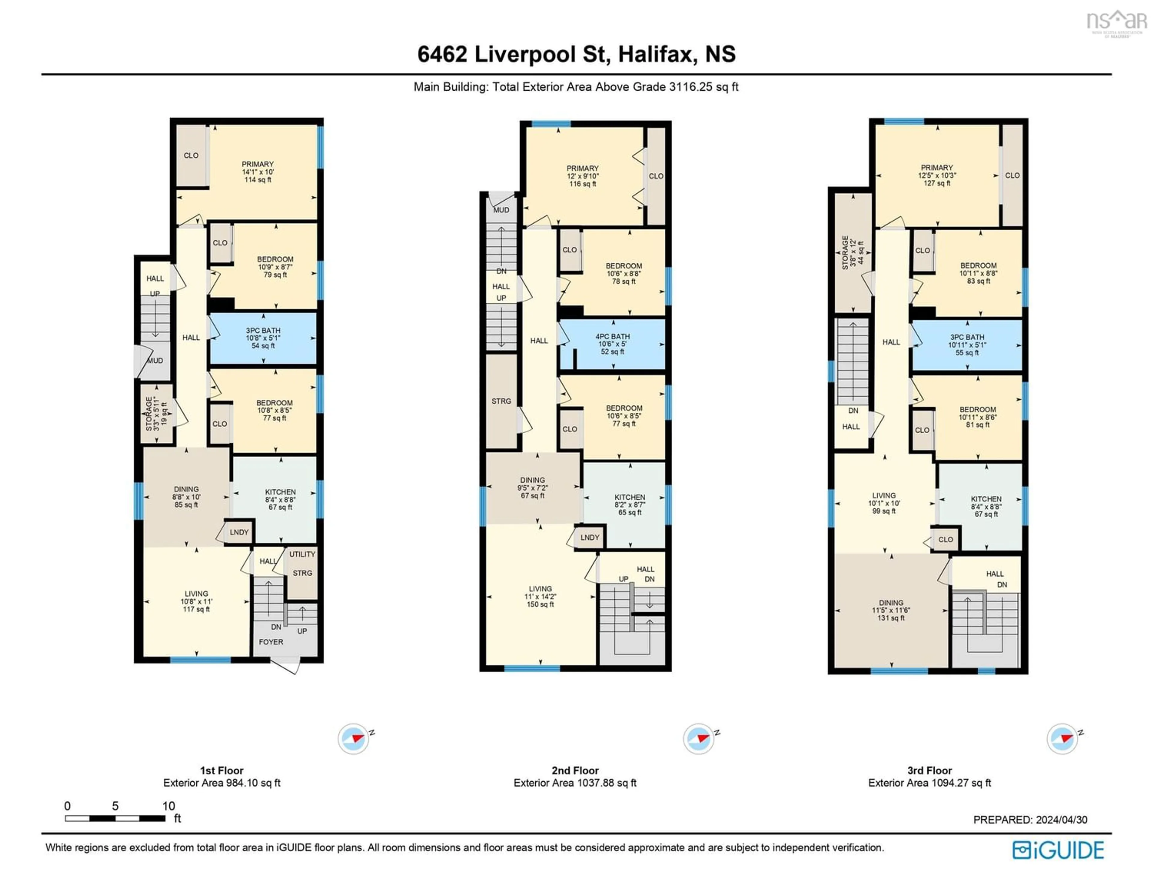 Floor plan for 6458 Liverpool St, Halifax Nova Scotia B3L 1Y4