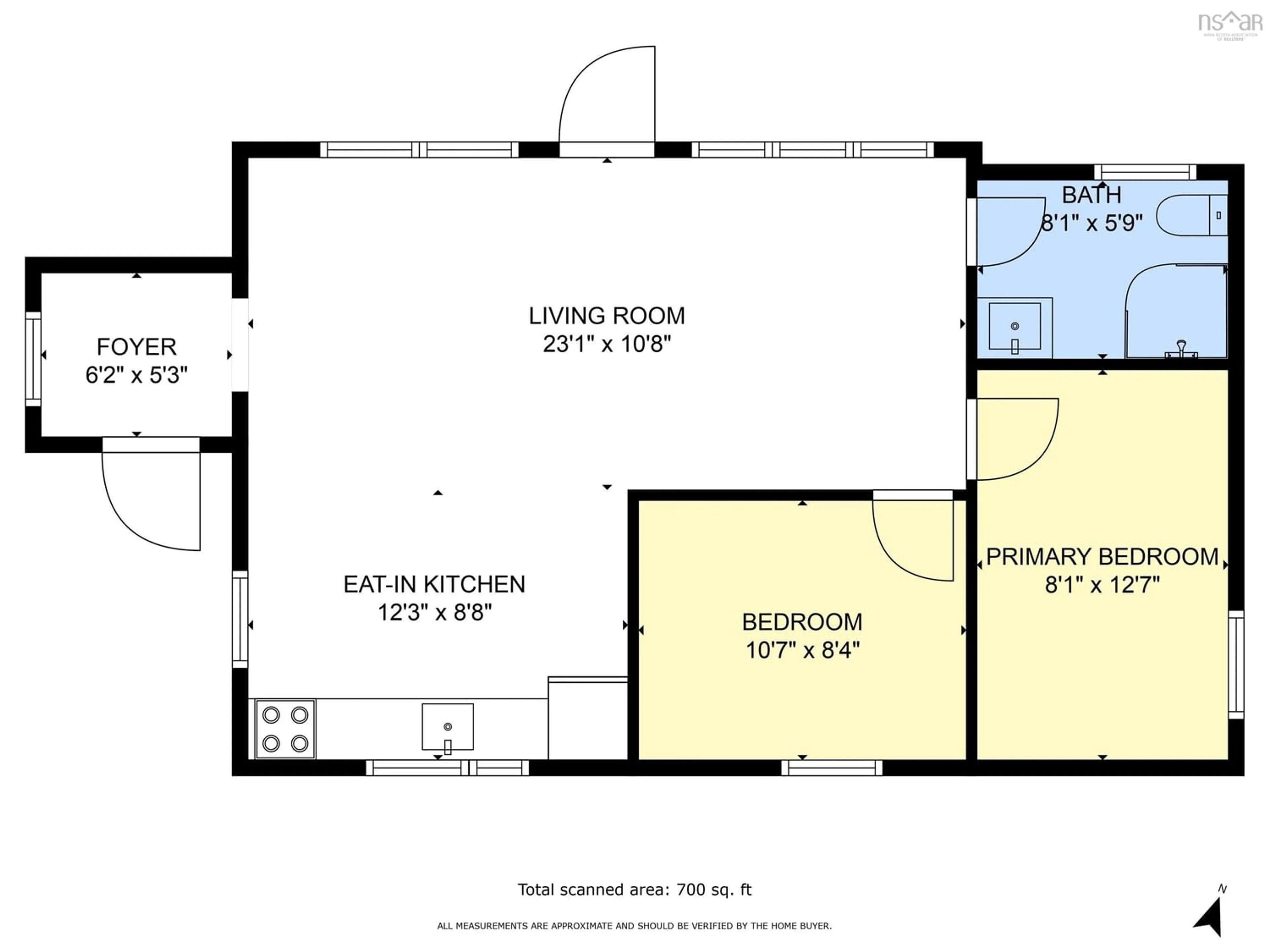 Floor plan for 591 Crescent Beach Rd, Crescent Beach Nova Scotia B0R 1C0