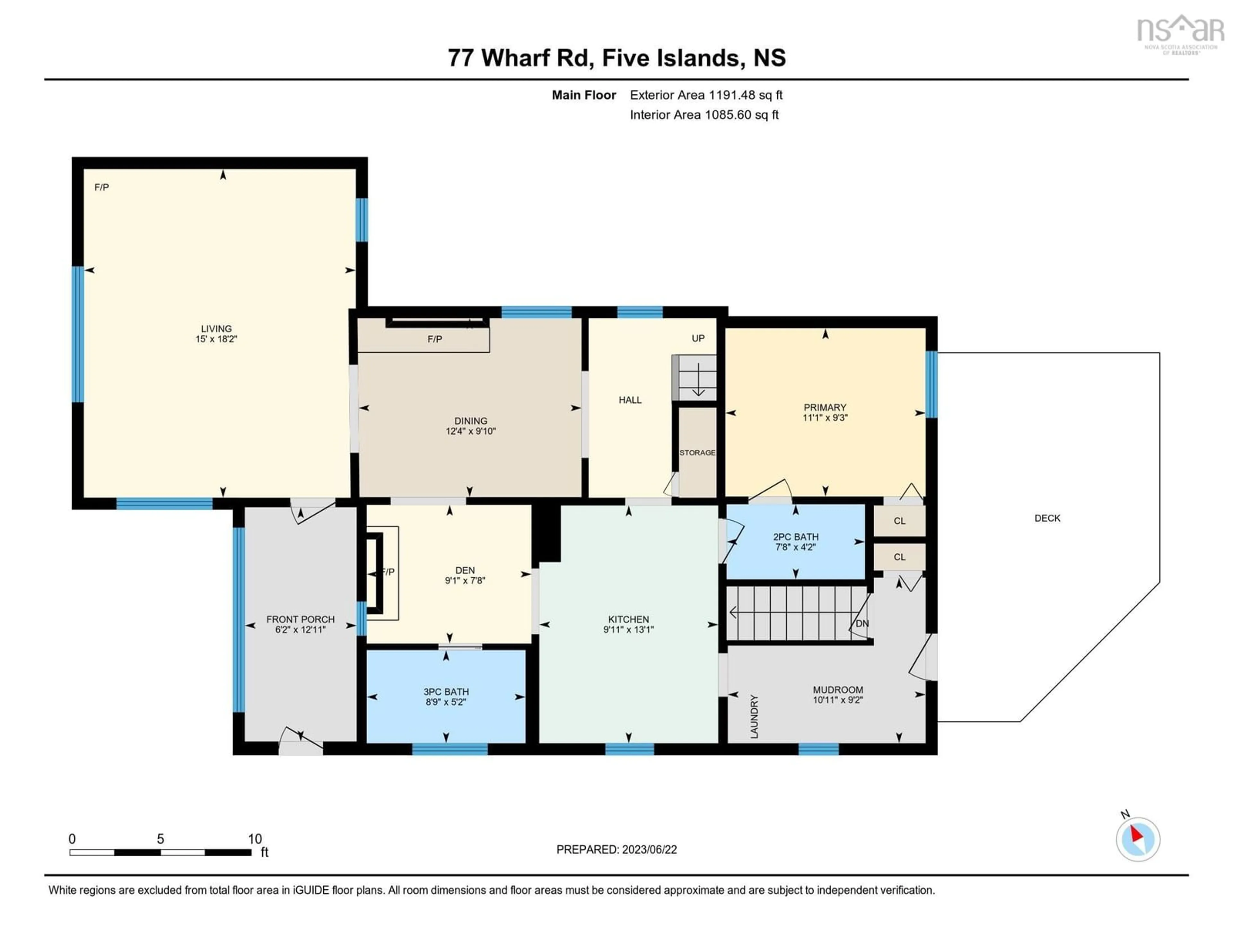 Floor plan for 77 Wharf Rd, Five Islands Nova Scotia B0M 1K0