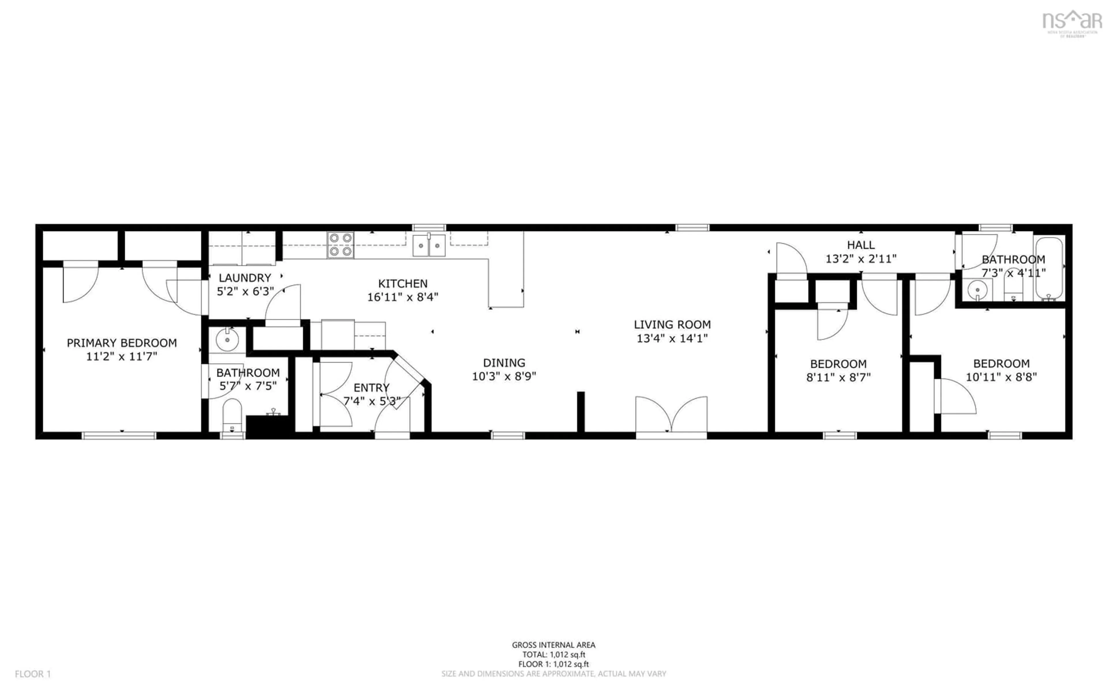 Floor plan for 140 Hilltop Dr, Lower Sackville Nova Scotia B4C 2P5