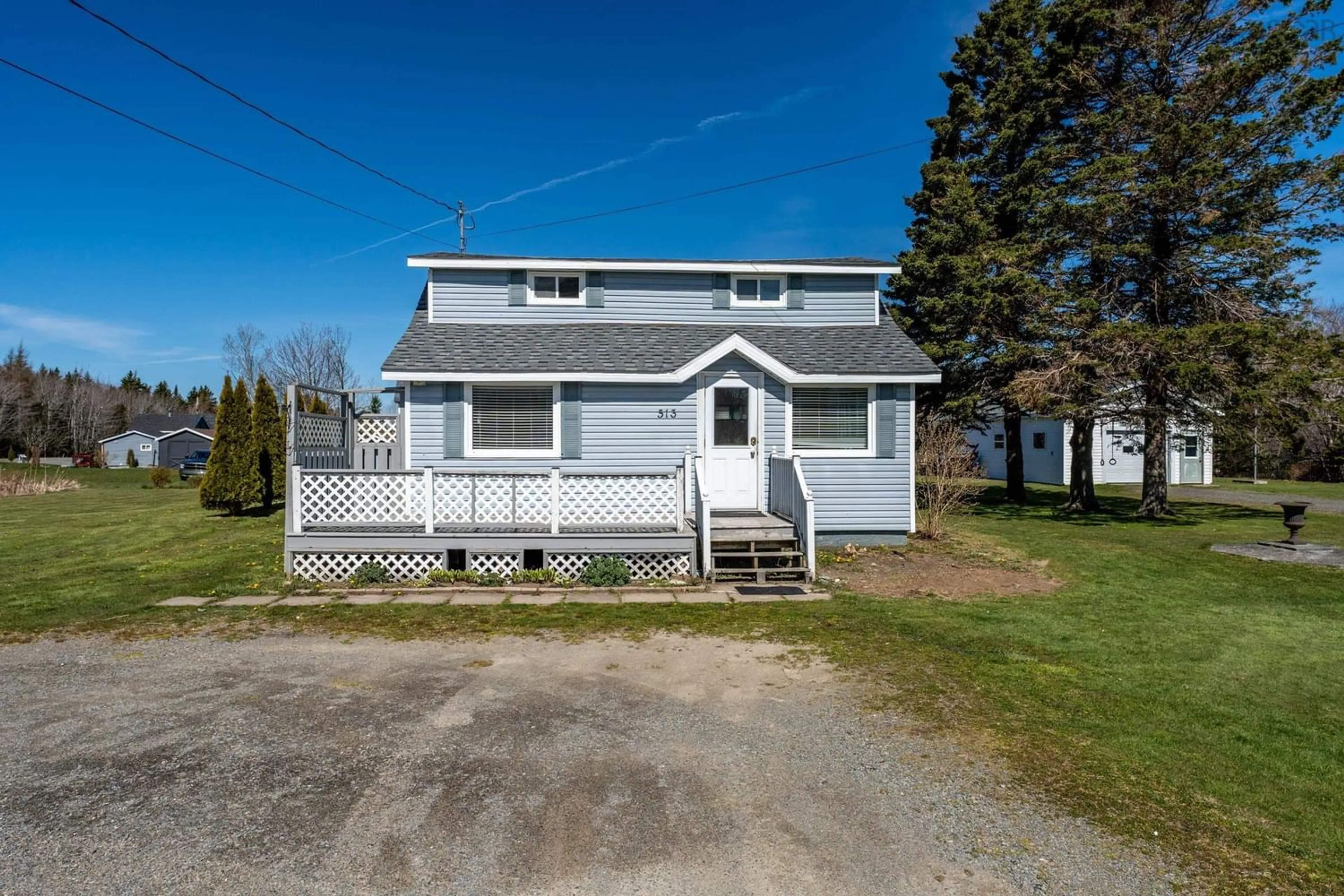 Frontside or backside of a home for 513 Saulnierville Road, Saulnierville Nova Scotia B0W 2Z0